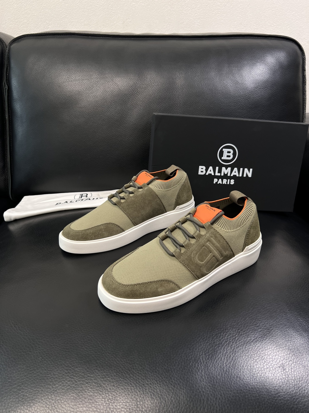 ⚠️只换码不退⚠️    BALMAIN  高品质  顶级工艺品  巴尔曼  专柜新品同步，鞋面意大利进