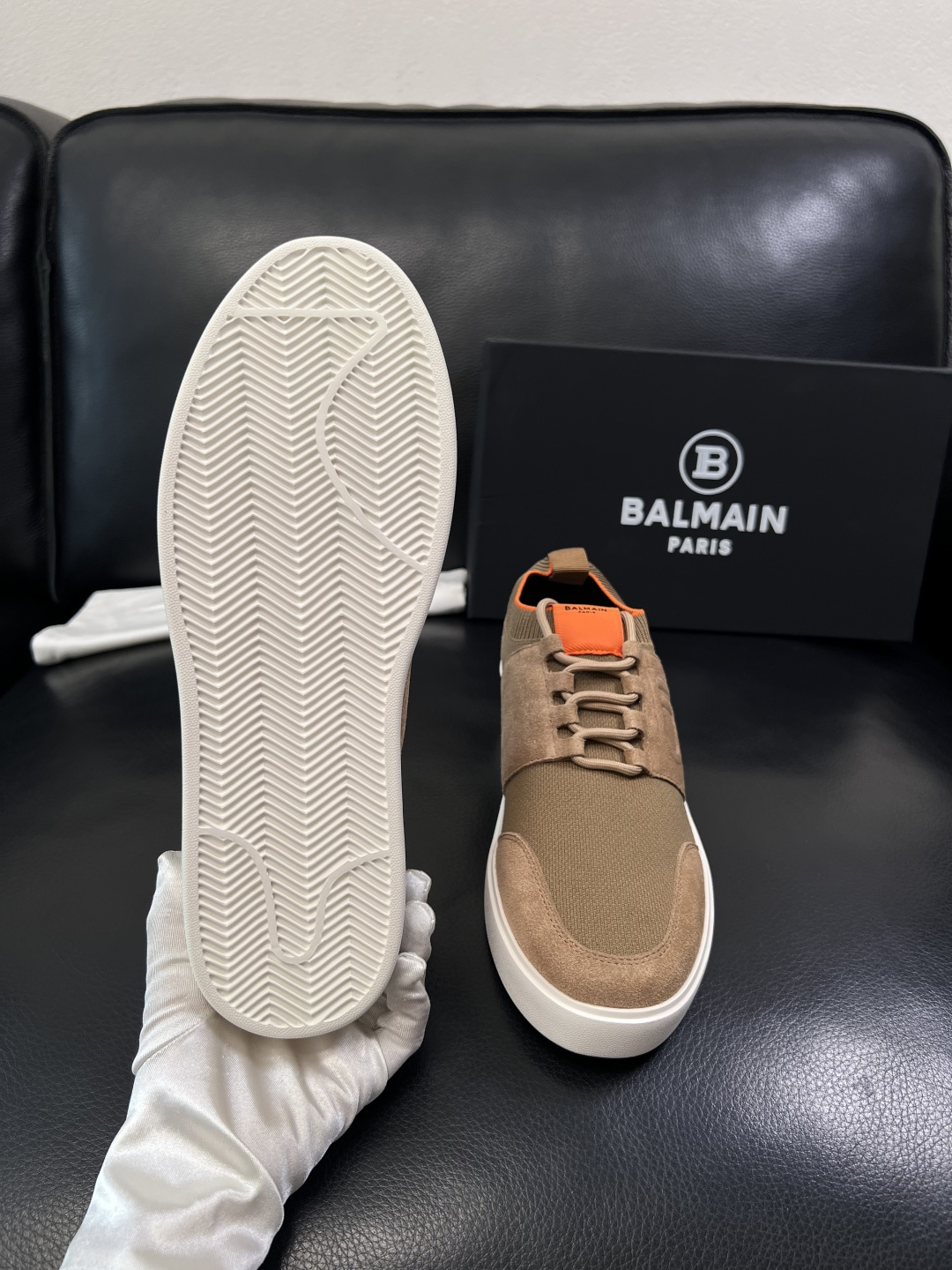⚠️只换码不退⚠️    BALMAIN  高品质  顶级工艺品  巴尔曼  专柜新品同步，鞋面意大利进