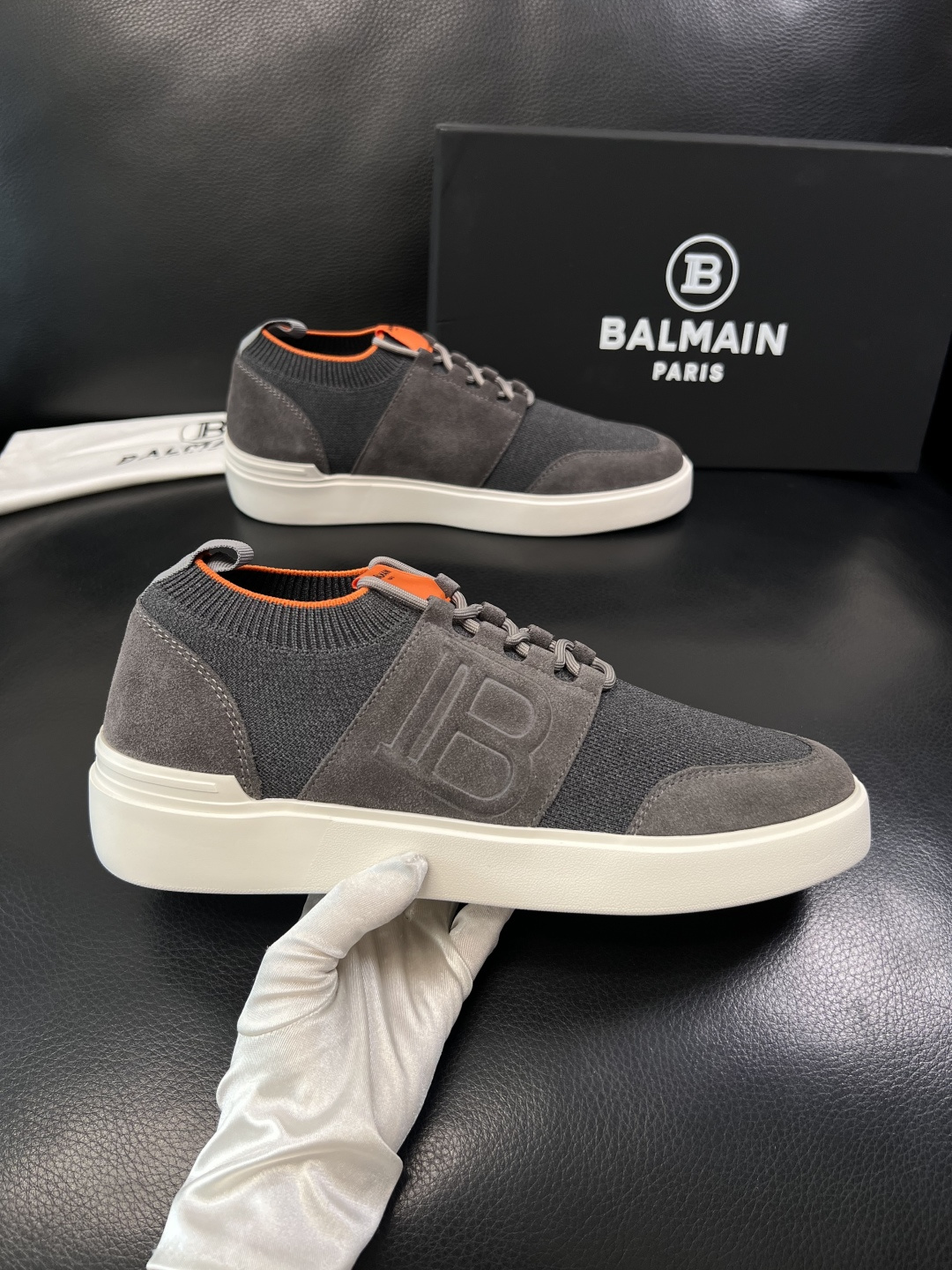 ⚠️只换码不退⚠️    BALMAIN  高品质  顶级工艺品  巴尔曼  专柜新品同步，鞋面意大利进