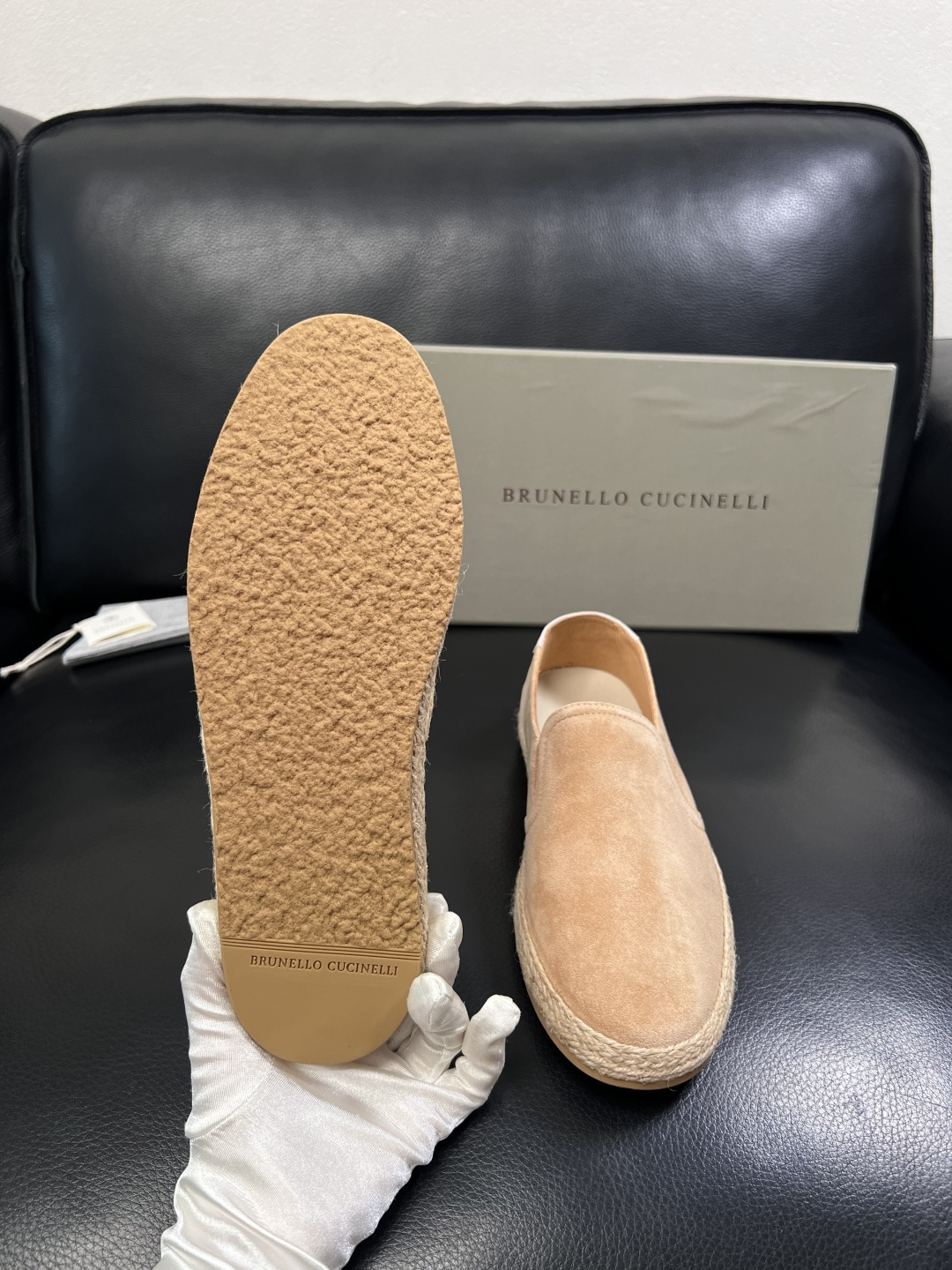 Brunello Cucinelli  高品质 顶级工艺品  BC  专柜同步原厂配置，意大利进口牛皮面