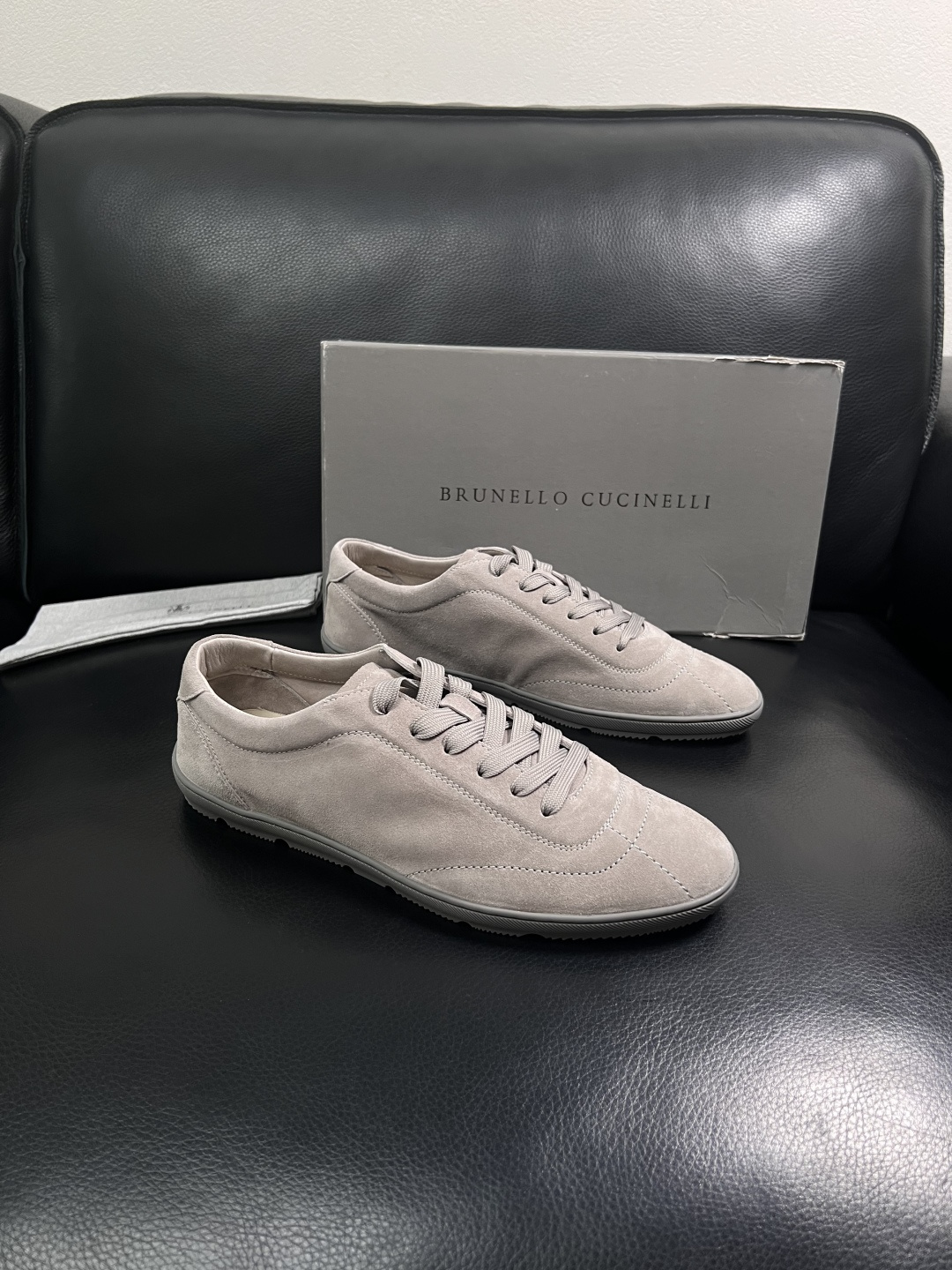 Brunello Cucinelli  高品质 顶级工艺品  BC  专柜同步原厂配置，意大利进口牛皮面