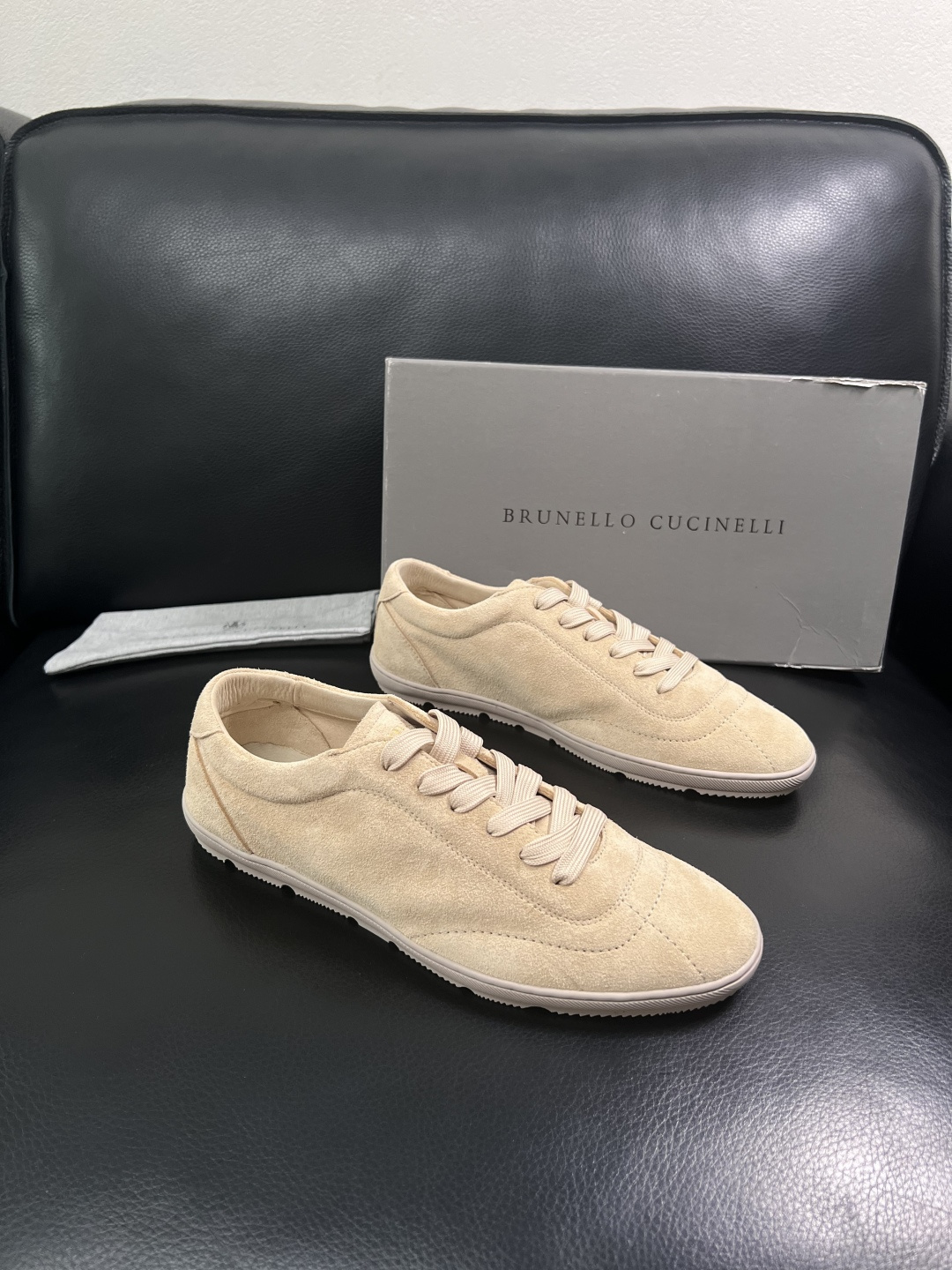 Brunello Cucinelli  高品质 顶级工艺品  BC  专柜同步原厂配置，意大利进口牛皮面
