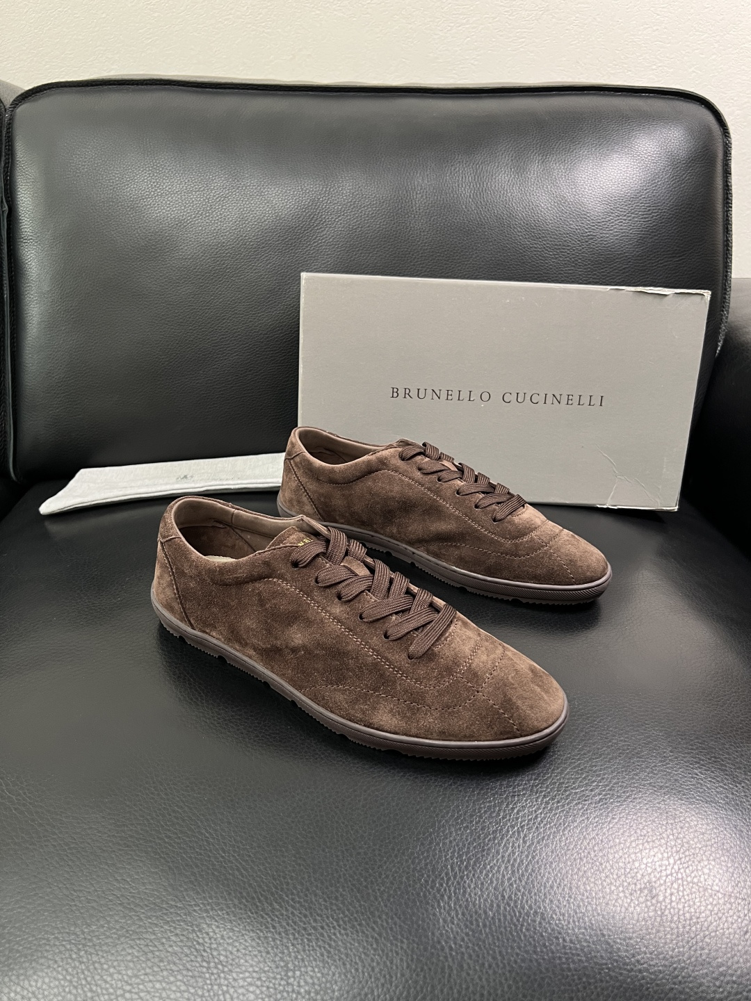 Brunello Cucinelli  高品质 顶级工艺品  BC  专柜同步原厂配置，意大利进口牛皮面