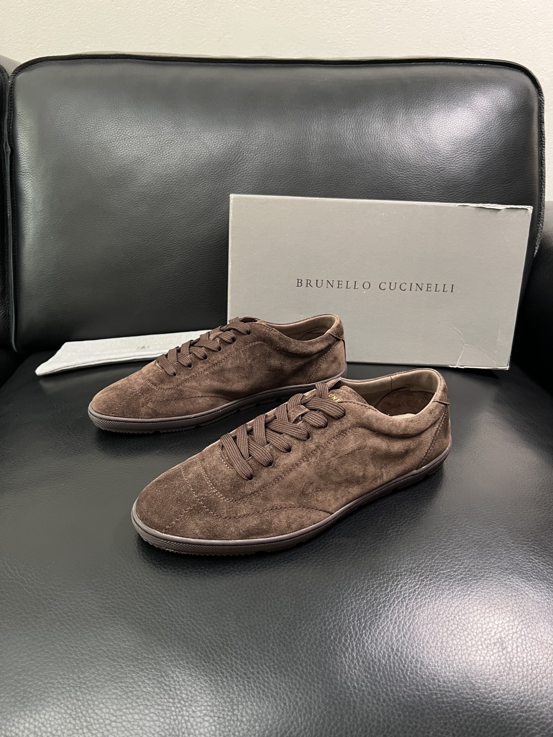 Brunello Cucinelli  高品质 顶级工艺品  BC  专柜同步原厂配置，意大利进口牛皮面