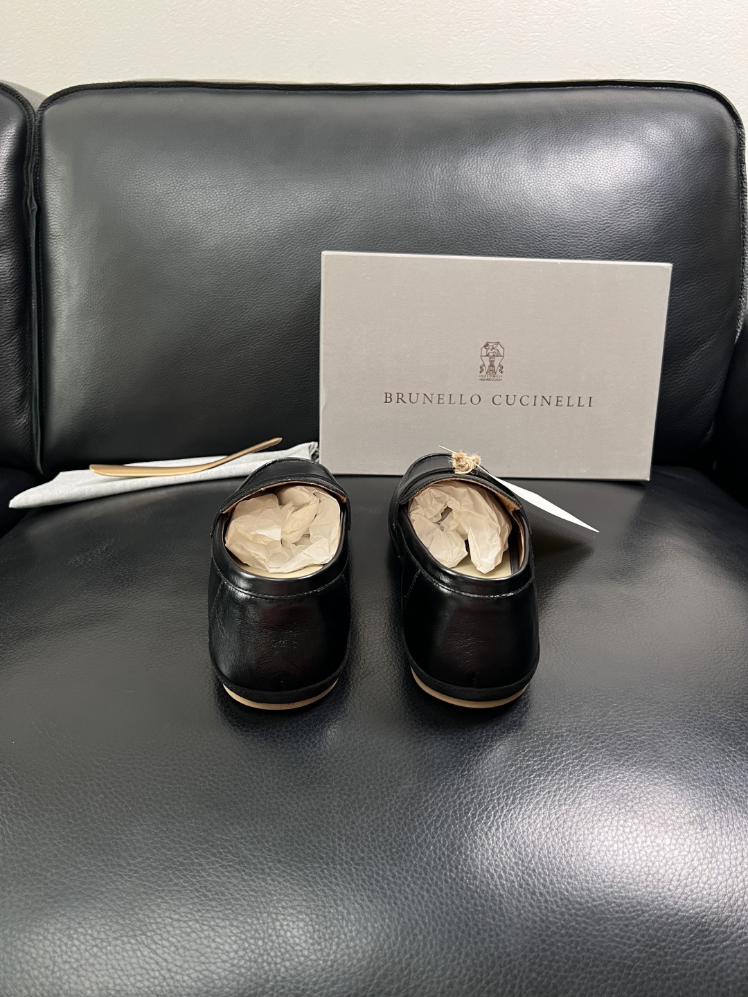 Brunello Cucinelli  高品质 顶级工艺品  BC  专柜同步原厂配置，意大利进口牛皮面