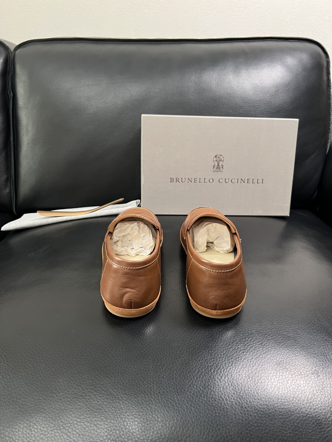 Brunello Cucinelli  高品质 顶级工艺品  BC  专柜同步原厂配置，意大利进口牛皮面