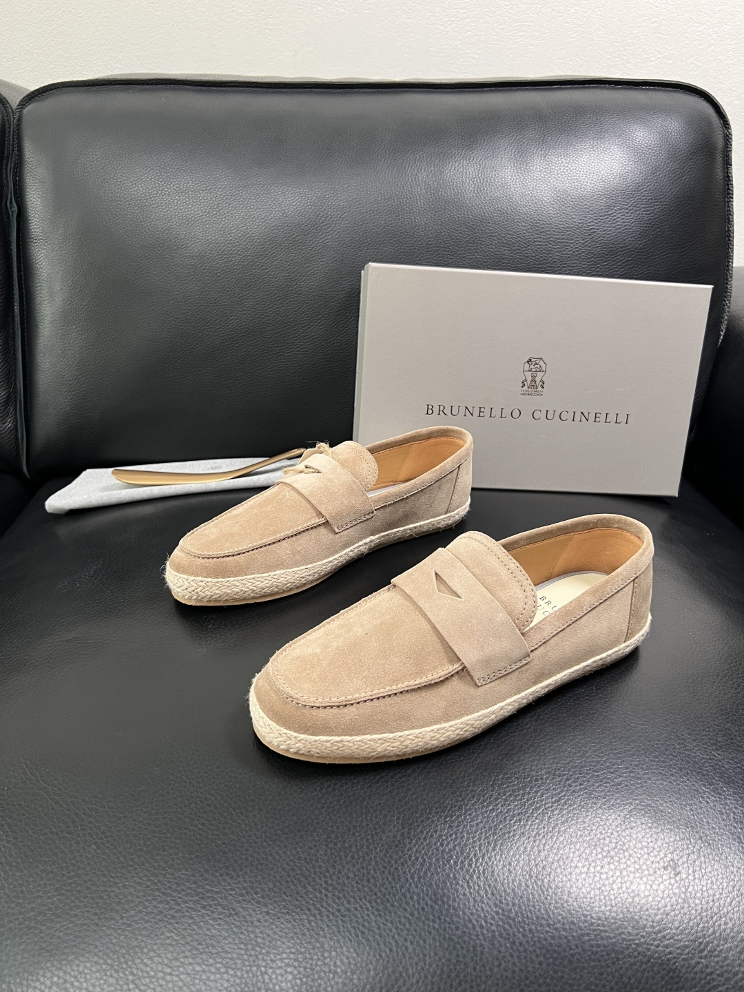 Brunello Cucinelli  高品质 顶级工艺品  BC  专柜同步原厂配置，意大利进口牛皮面