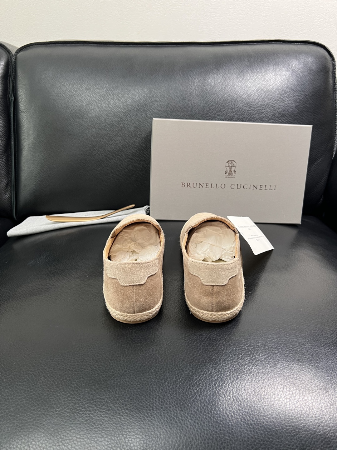 Brunello Cucinelli  高品质 顶级工艺品  BC  专柜同步原厂配置，意大利进口牛皮面