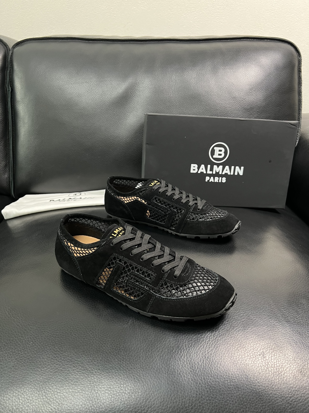 ⚠️只换码不退⚠️    BALMAIN  高品质  顶级工艺品  巴尔曼  专柜新品同步，鞋面意大利进