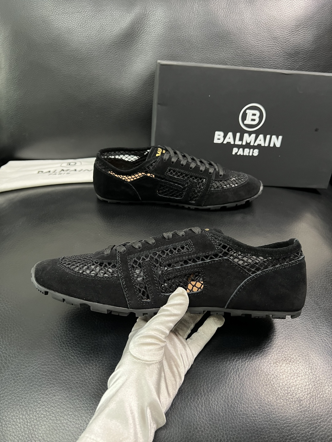 ⚠️只换码不退⚠️    BALMAIN  高品质  顶级工艺品  巴尔曼  专柜新品同步，鞋面意大利进