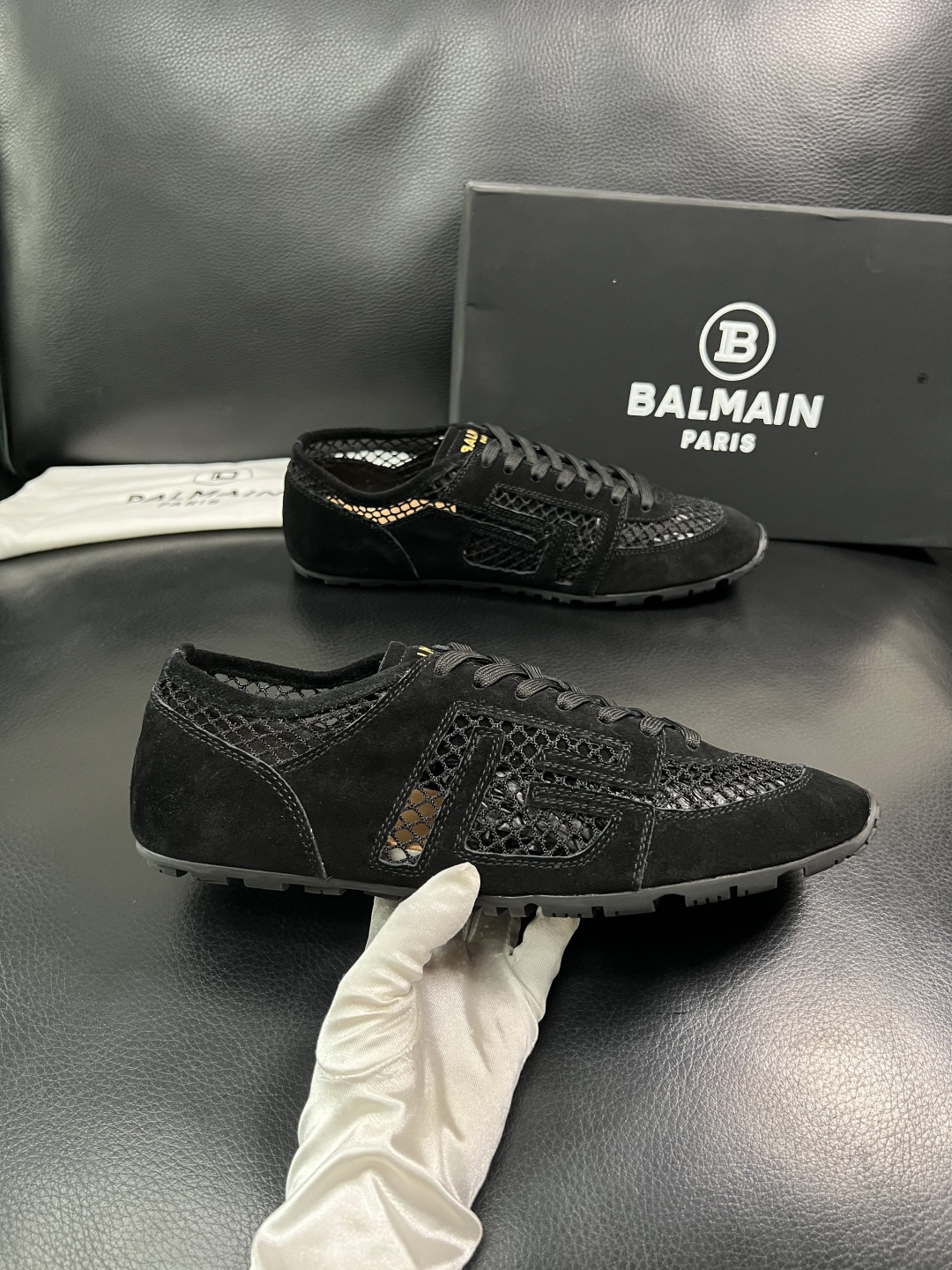 ⚠️只换码不退⚠️    BALMAIN  高品质  顶级工艺品  巴尔曼  专柜新品同步，鞋面意大利进