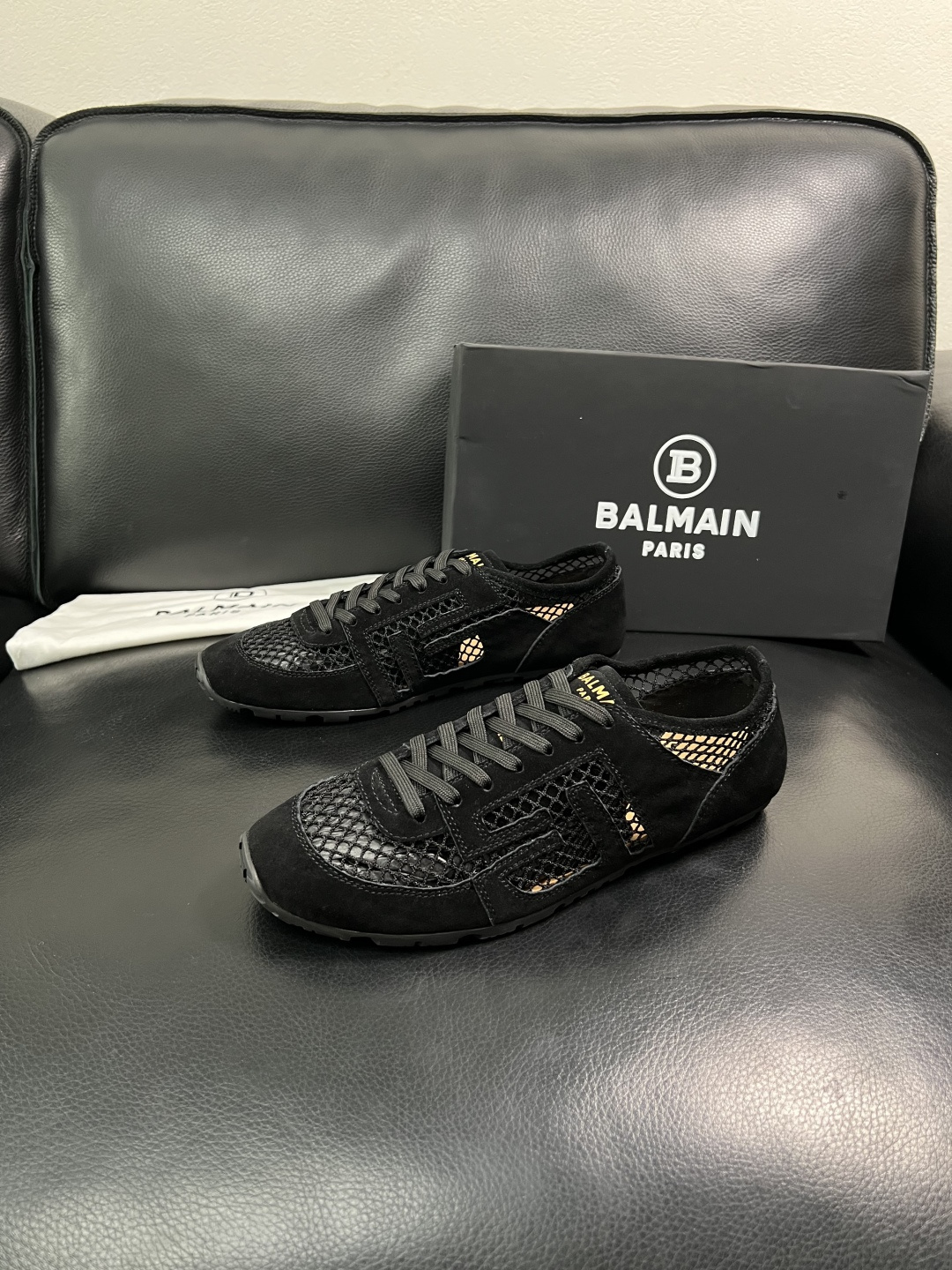 ⚠️只换码不退⚠️    BALMAIN  高品质  顶级工艺品  巴尔曼  专柜新品同步，鞋面意大利进