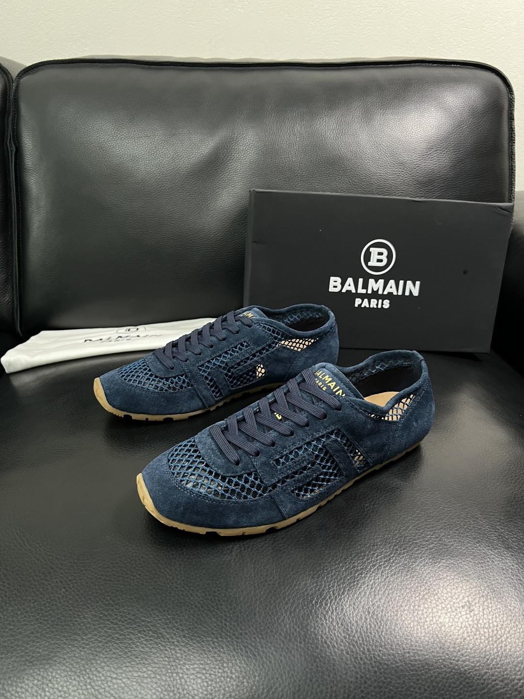 ⚠️只换码不退⚠️    BALMAIN  高品质  顶级工艺品  巴尔曼  专柜新品同步，鞋面意大利进