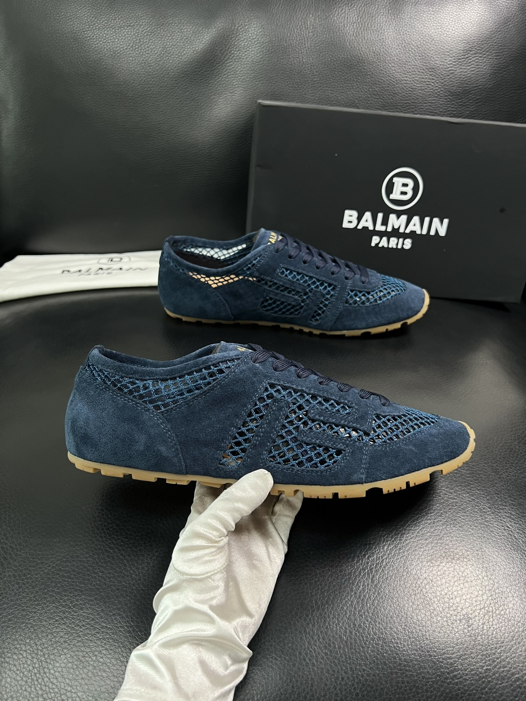 ⚠️只换码不退⚠️    BALMAIN  高品质  顶级工艺品  巴尔曼  专柜新品同步，鞋面意大利进