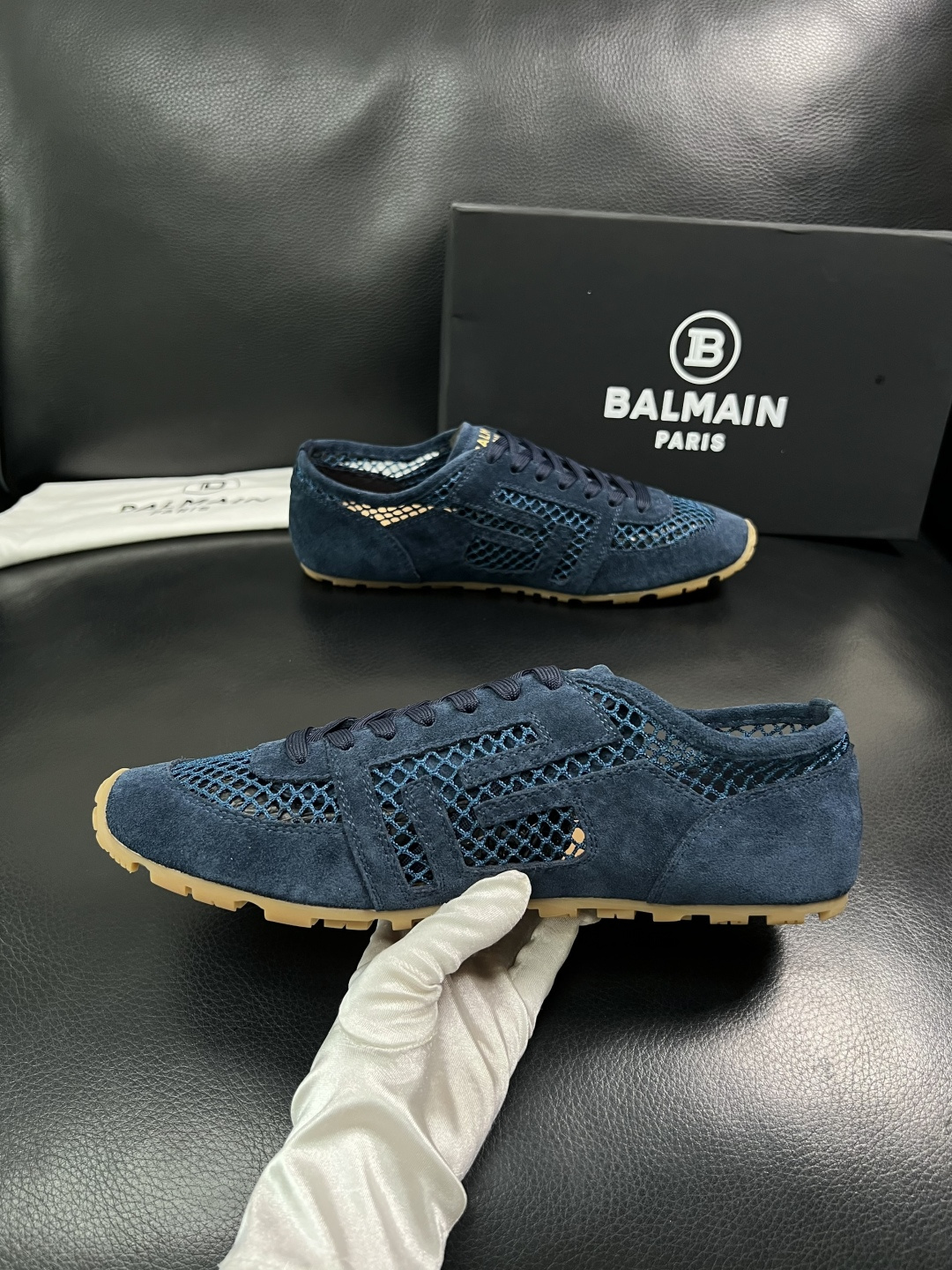 ⚠️只换码不退⚠️    BALMAIN  高品质  顶级工艺品  巴尔曼  专柜新品同步，鞋面意大利进