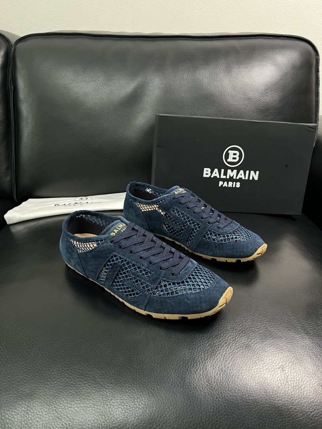 ⚠️只换码不退⚠️    BALMAIN  高品质  顶级工艺品  巴尔曼  专柜新品同步，鞋面意大利进