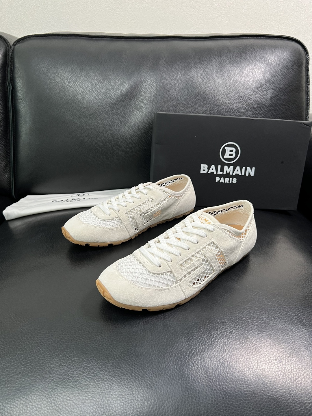 ⚠️只换码不退⚠️    BALMAIN  高品质  顶级工艺品  巴尔曼  专柜新品同步，鞋面意大利进