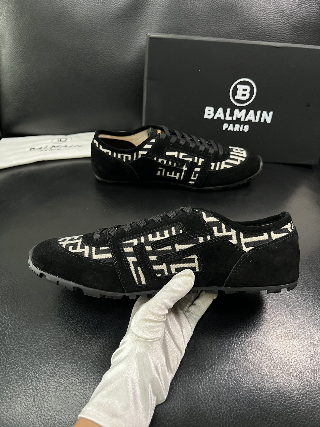 ⚠️只换码不退⚠️    BALMAIN  高品质  顶级工艺品  巴尔曼  专柜新品同步，鞋面意大利进