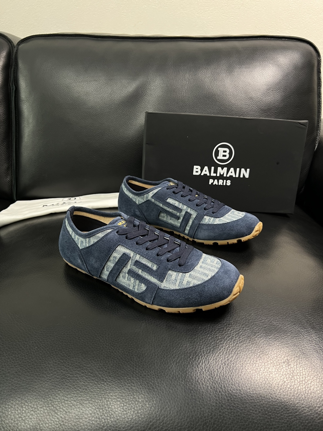 ⚠️只换码不退⚠️    BALMAIN  高品质  顶级工艺品  巴尔曼  专柜新品同步，鞋面意大利进