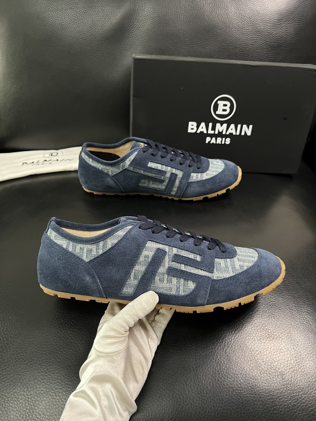 ⚠️只换码不退⚠️    BALMAIN  高品质  顶级工艺品  巴尔曼  专柜新品同步，鞋面意大利进