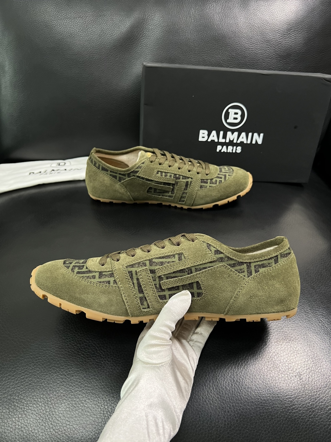 ⚠️只换码不退⚠️    BALMAIN  高品质  顶级工艺品  巴尔曼  专柜新品同步，鞋面意大利进