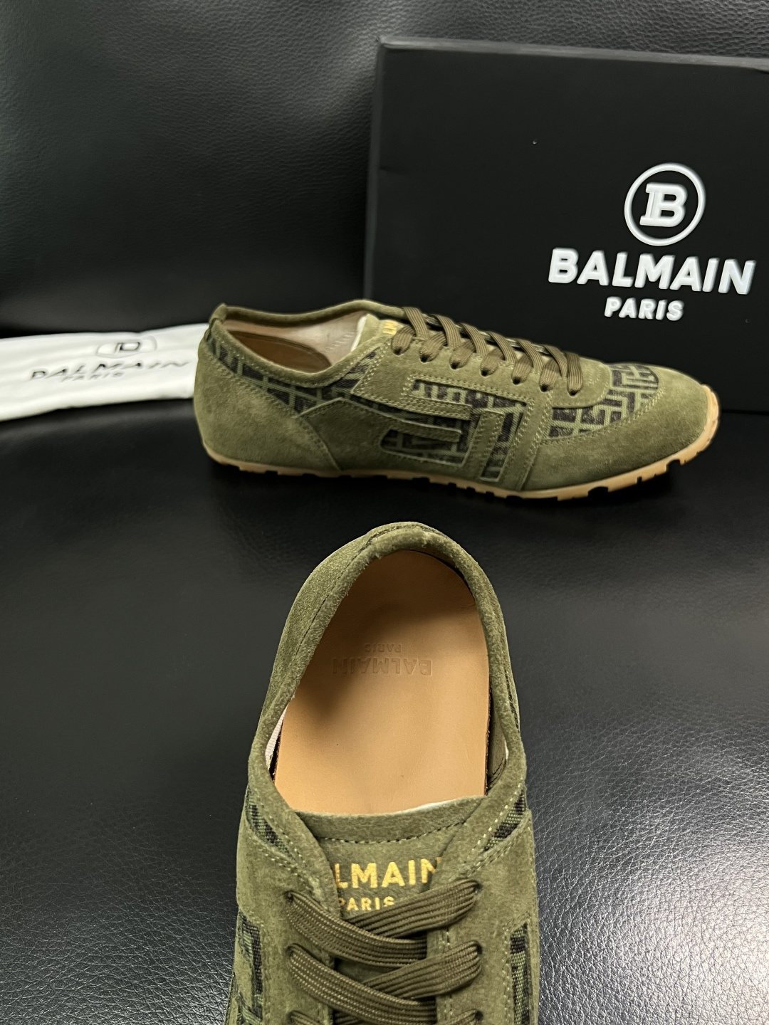 ⚠️只换码不退⚠️    BALMAIN  高品质  顶级工艺品  巴尔曼  专柜新品同步，鞋面意大利进