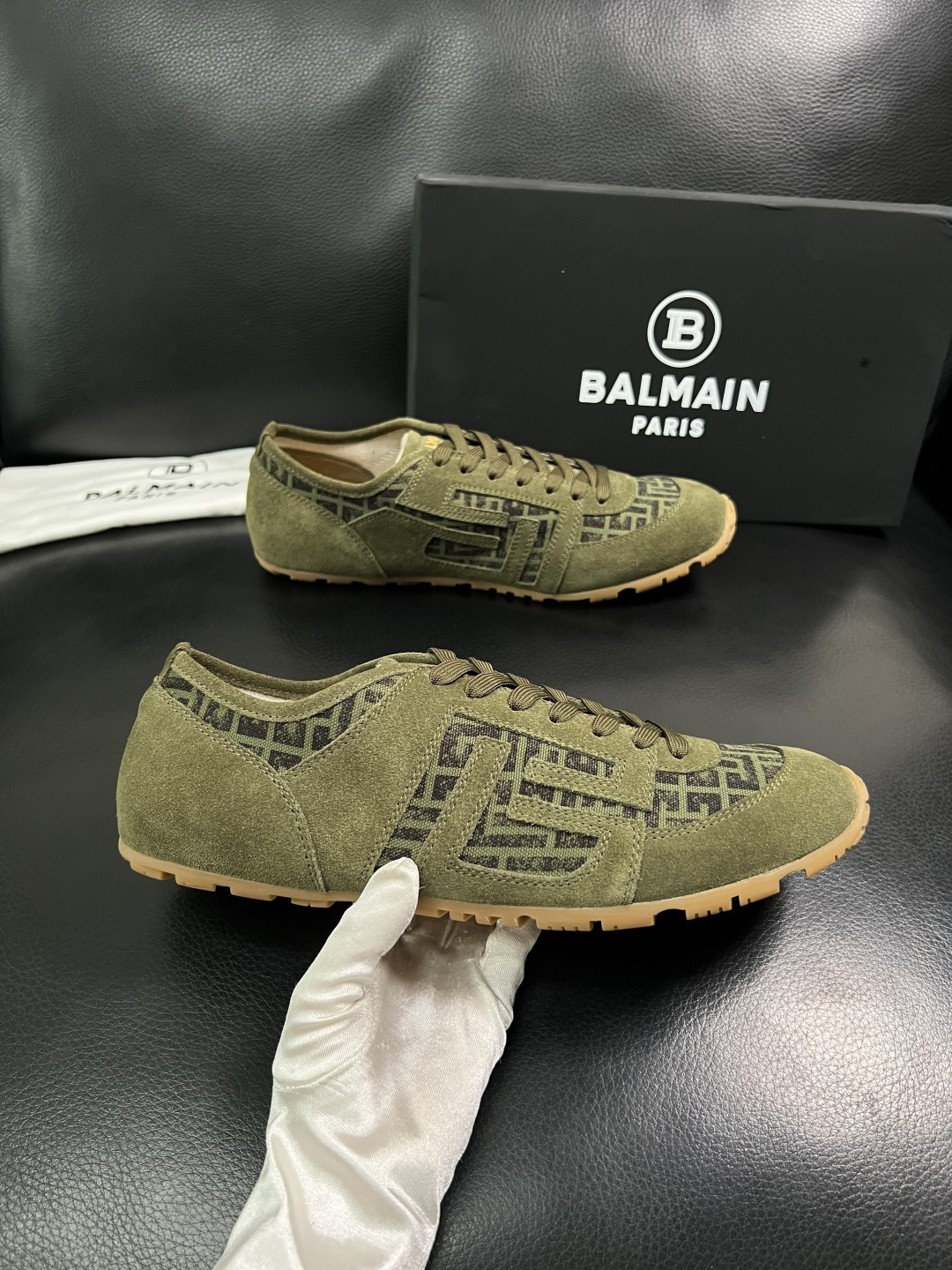⚠️只换码不退⚠️    BALMAIN  高品质  顶级工艺品  巴尔曼  专柜新品同步，鞋面意大利进