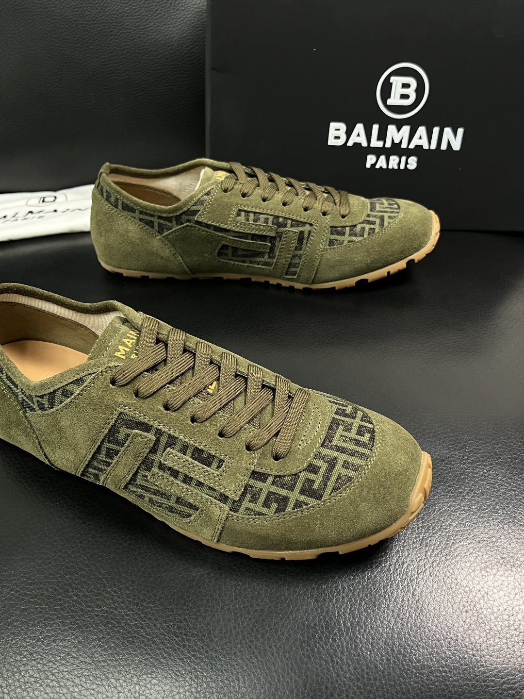 ⚠️只换码不退⚠️    BALMAIN  高品质  顶级工艺品  巴尔曼  专柜新品同步，鞋面意大利进