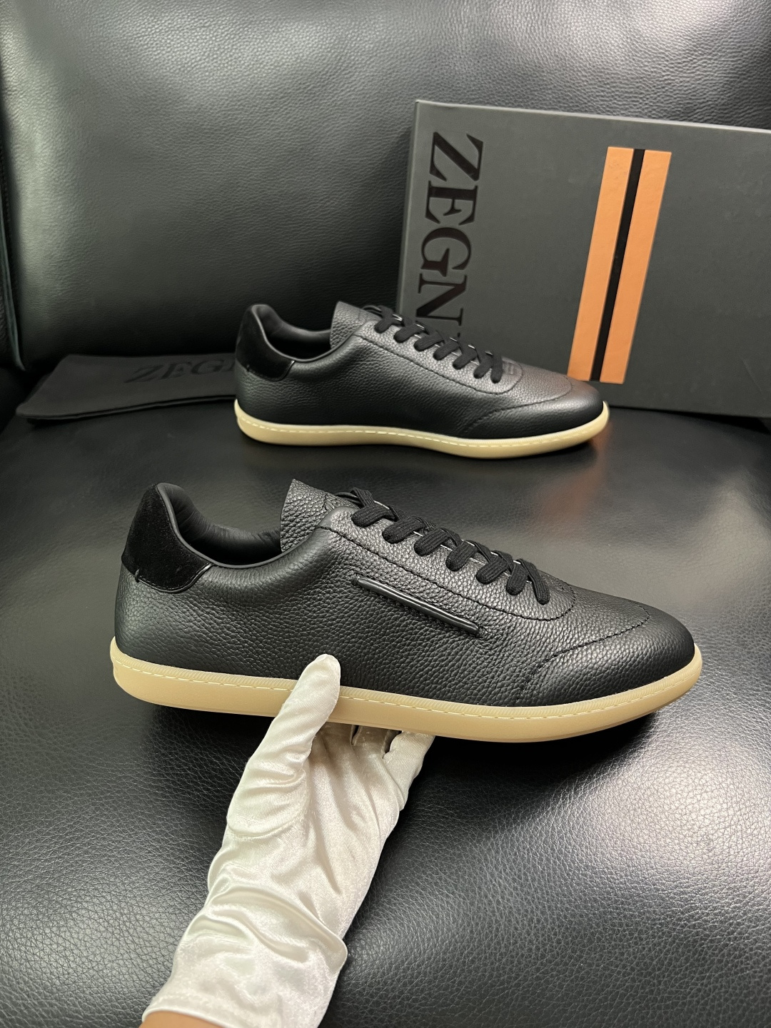 ⚠️只换码不退⚠️   Zegna  高品质  顶级工艺品  杰尼亚  专柜新款原厂配置，意大利进口牛皮