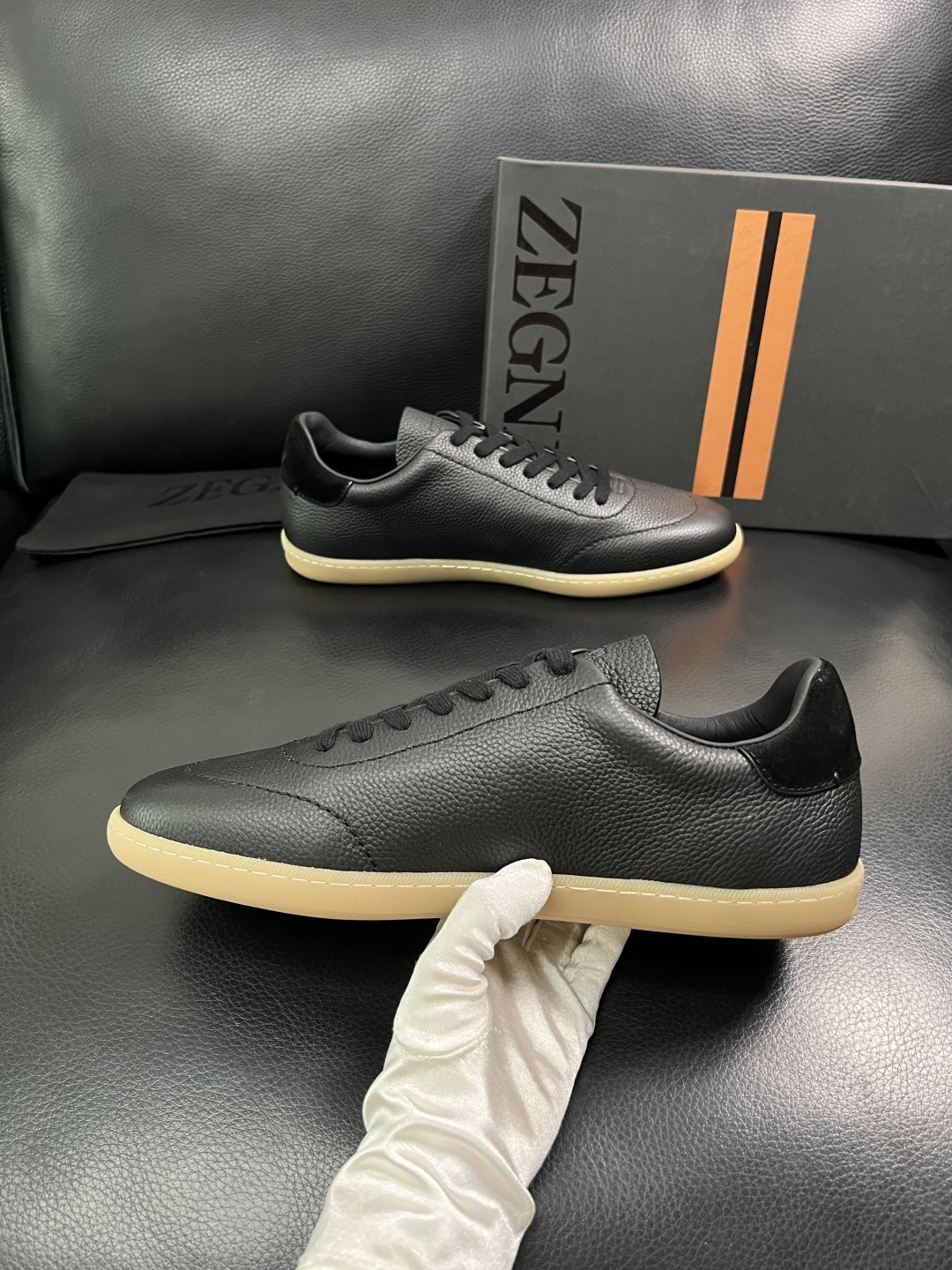 ⚠️只换码不退⚠️   Zegna  高品质  顶级工艺品  杰尼亚  专柜新款原厂配置，意大利进口牛皮