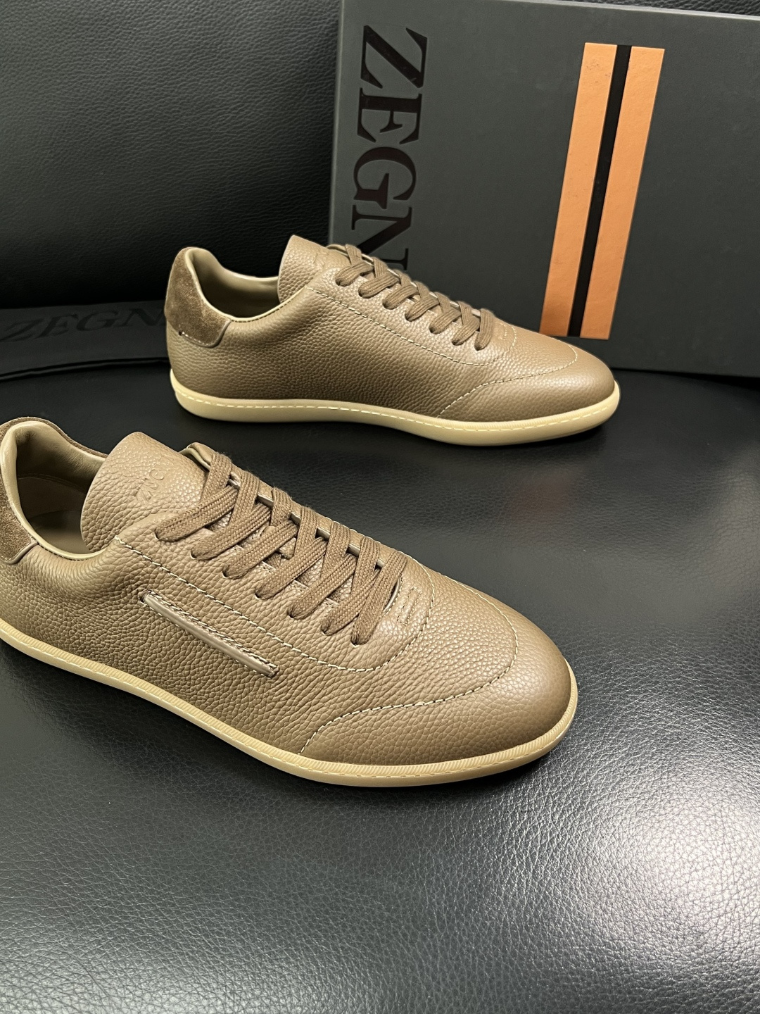 ⚠️只换码不退⚠️   Zegna  高品质  顶级工艺品  杰尼亚  专柜新款原厂配置，意大利进口牛皮