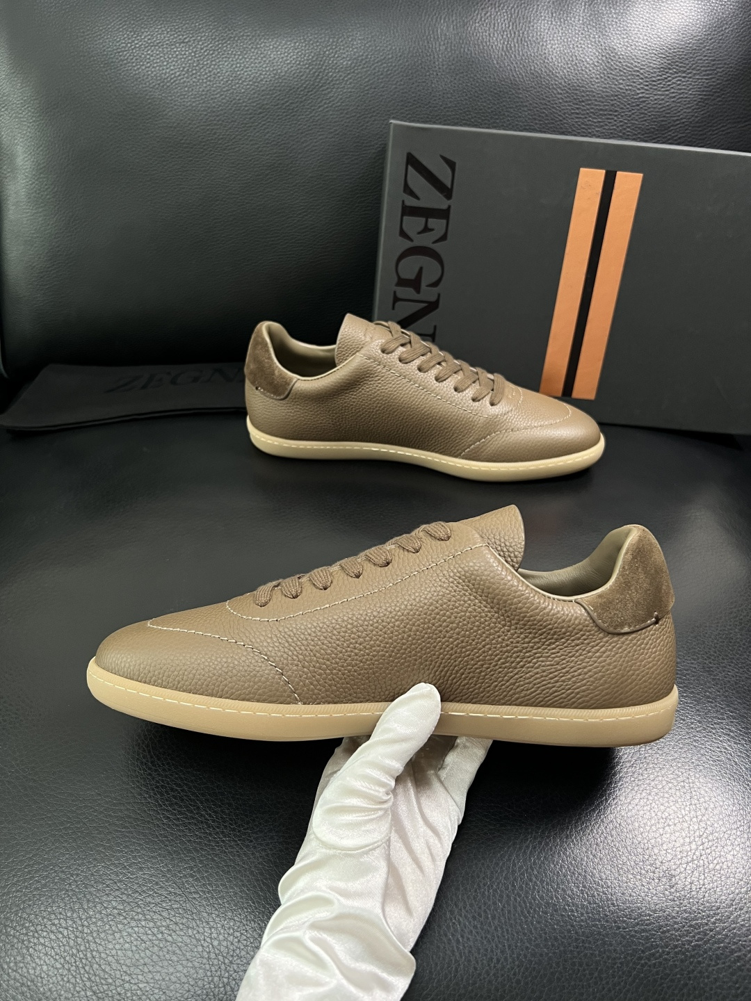 ⚠️只换码不退⚠️   Zegna  高品质  顶级工艺品  杰尼亚  专柜新款原厂配置，意大利进口牛皮