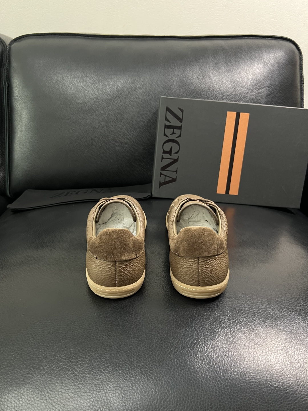 ⚠️只换码不退⚠️   Zegna  高品质  顶级工艺品  杰尼亚  专柜新款原厂配置，意大利进口牛皮