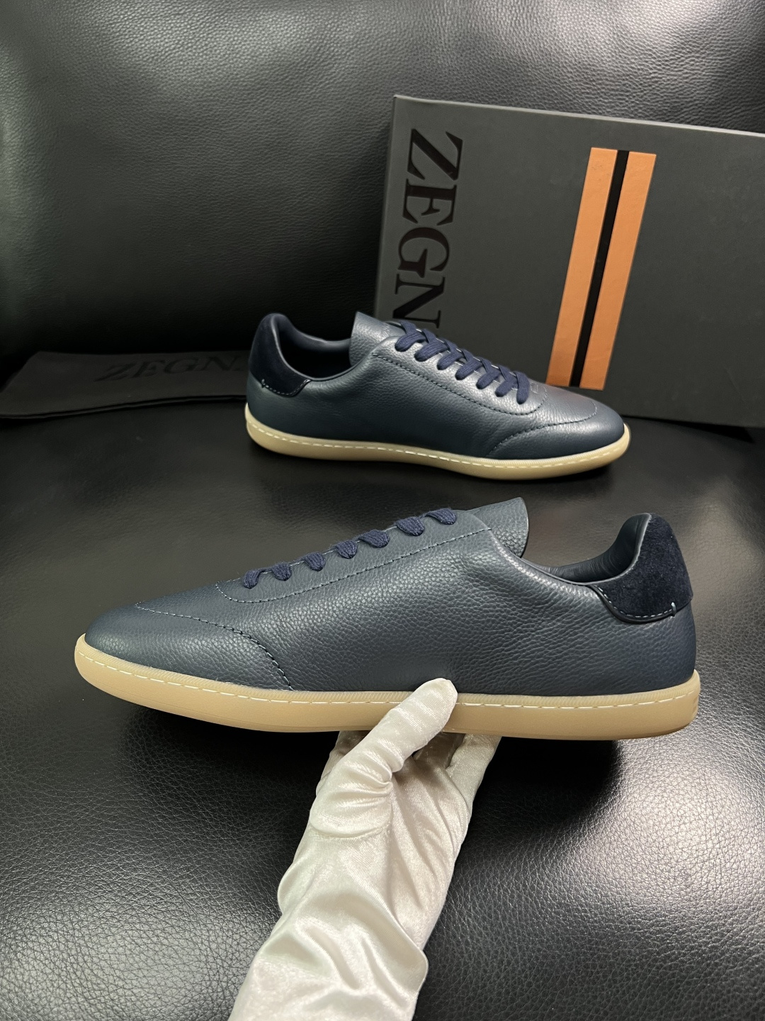 ⚠️只换码不退⚠️   Zegna  高品质  顶级工艺品  杰尼亚  专柜新款原厂配置，意大利进口牛皮