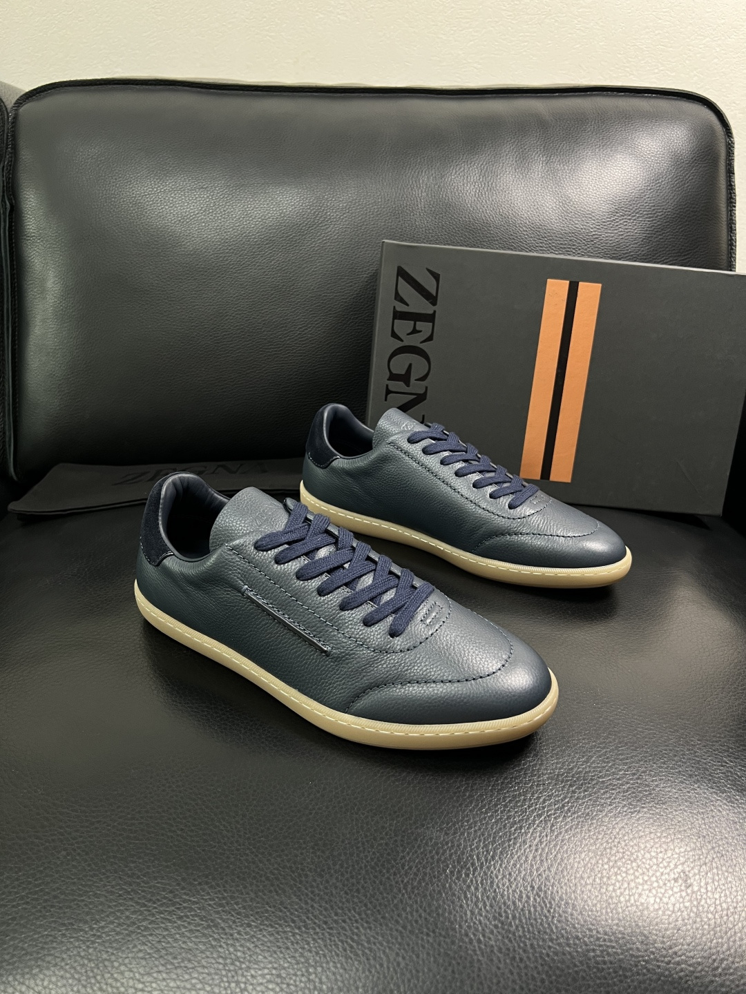 ⚠️只换码不退⚠️   Zegna  高品质  顶级工艺品  杰尼亚  专柜新款原厂配置，意大利进口牛皮
