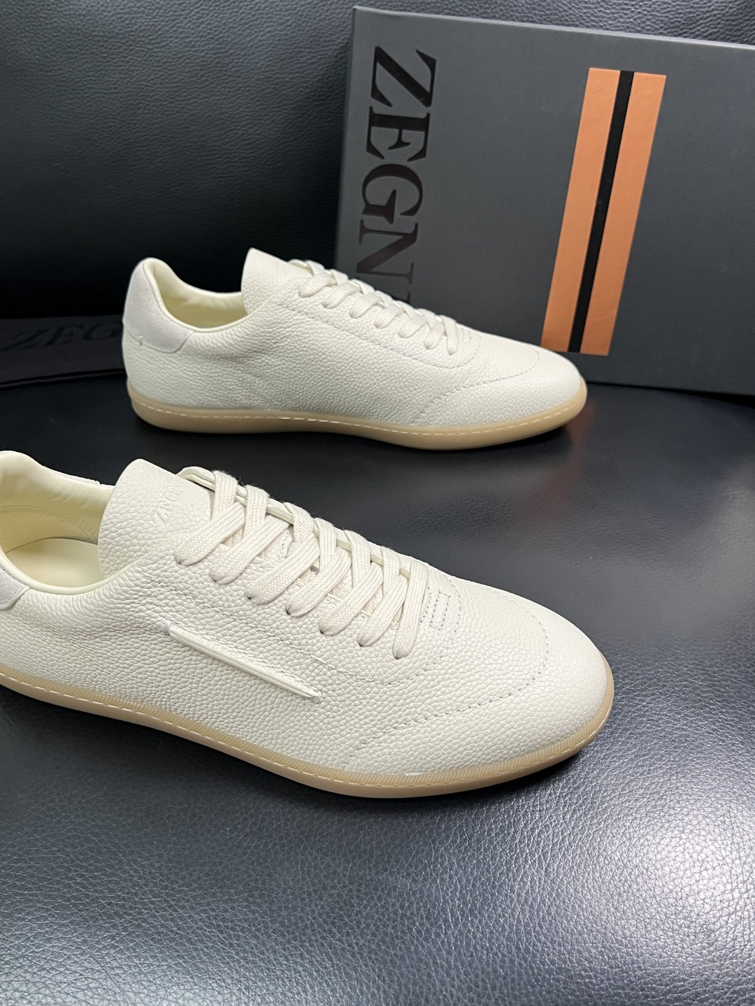 ⚠️只换码不退⚠️   Zegna  高品质  顶级工艺品  杰尼亚  专柜新款原厂配置，意大利进口牛皮