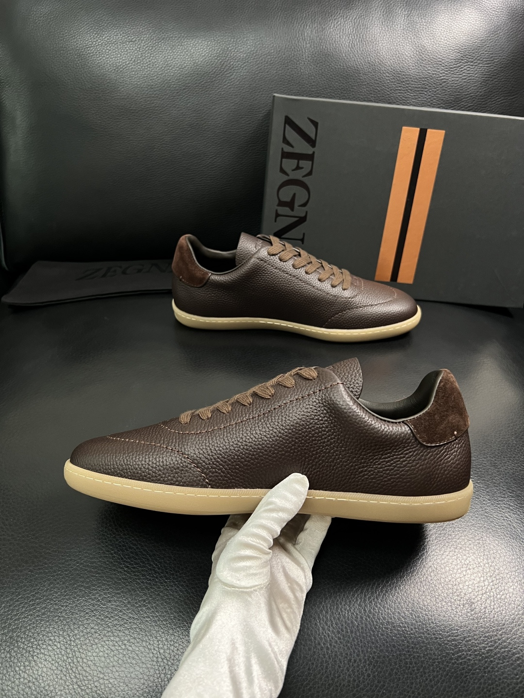 ⚠️只换码不退⚠️   Zegna  高品质  顶级工艺品  杰尼亚  专柜新款原厂配置，意大利进口牛皮