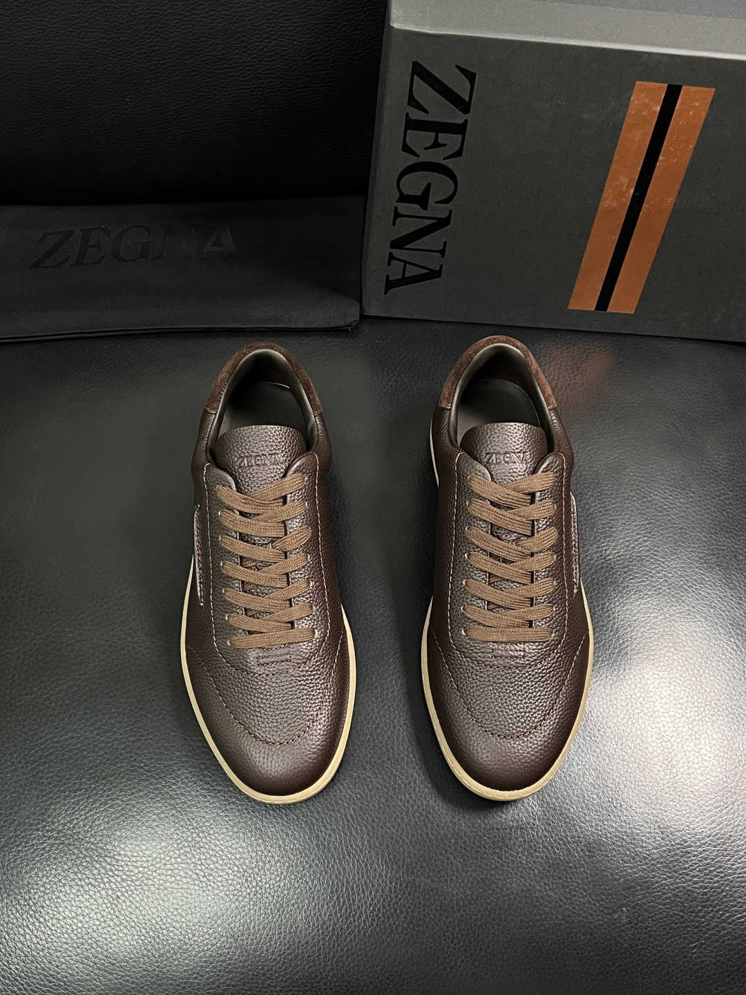 ⚠️只换码不退⚠️   Zegna  高品质  顶级工艺品  杰尼亚  专柜新款原厂配置，意大利进口牛皮
