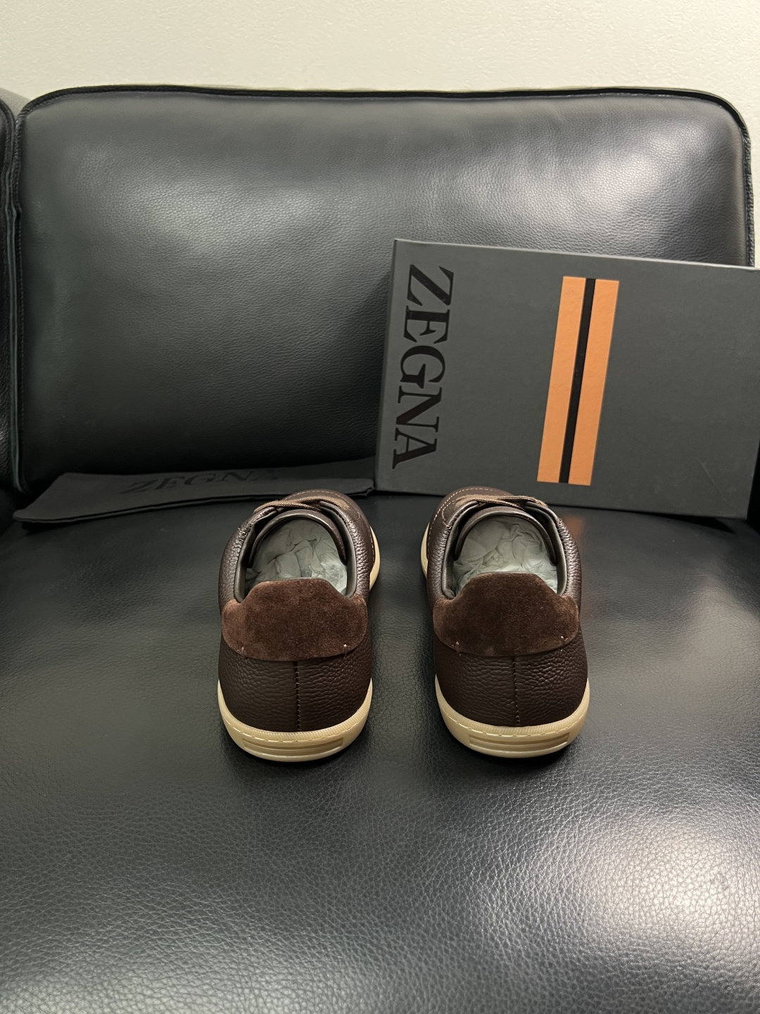 ⚠️只换码不退⚠️   Zegna  高品质  顶级工艺品  杰尼亚  专柜新款原厂配置，意大利进口牛皮