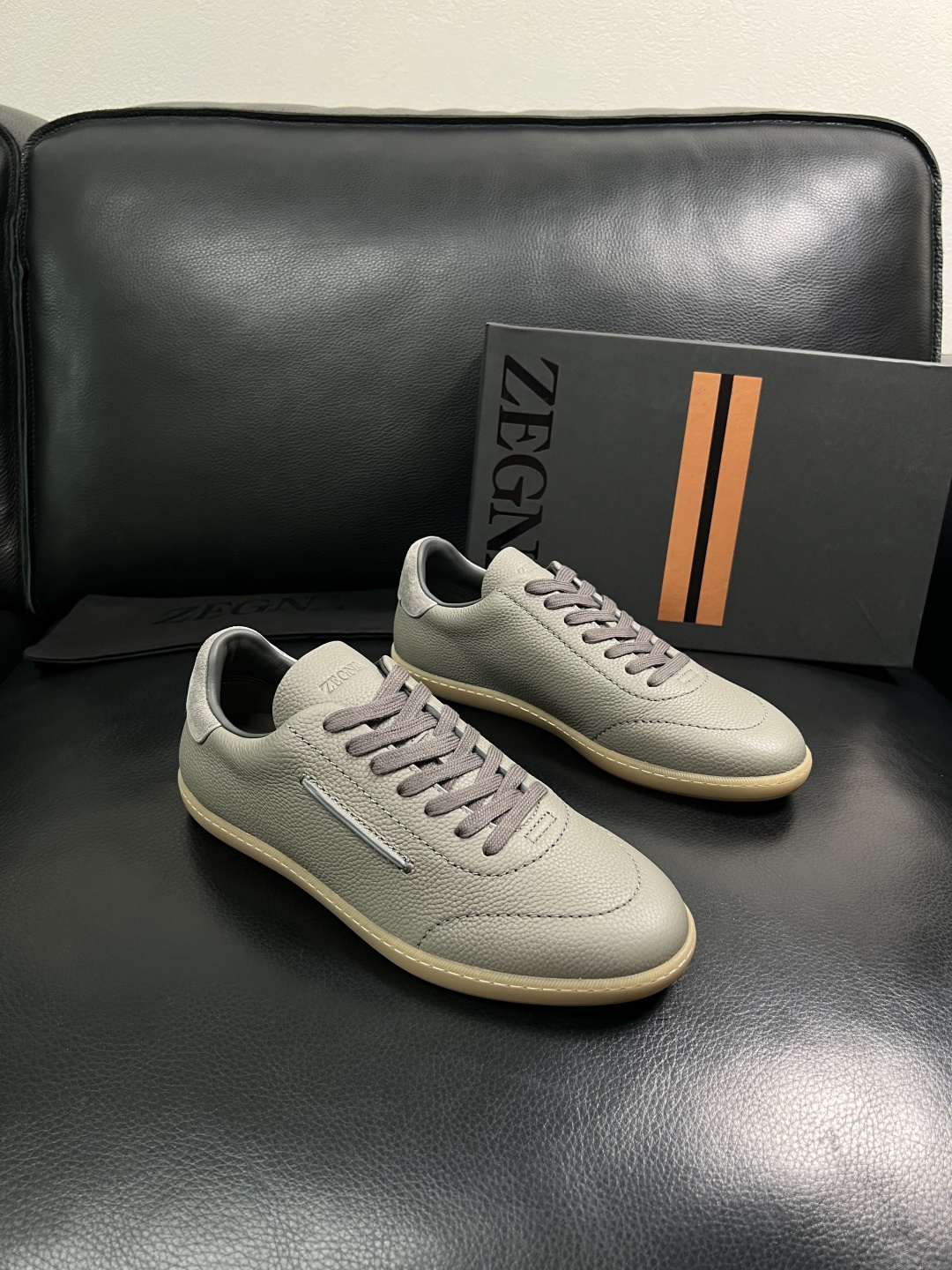 ⚠️只换码不退⚠️   Zegna  高品质  顶级工艺品  杰尼亚  专柜新款原厂配置，意大利进口牛皮