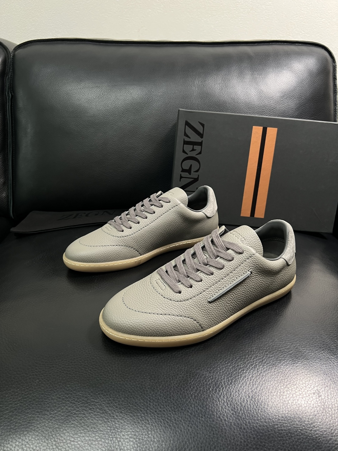 ⚠️只换码不退⚠️   Zegna  高品质  顶级工艺品  杰尼亚  专柜新款原厂配置，意大利进口牛皮