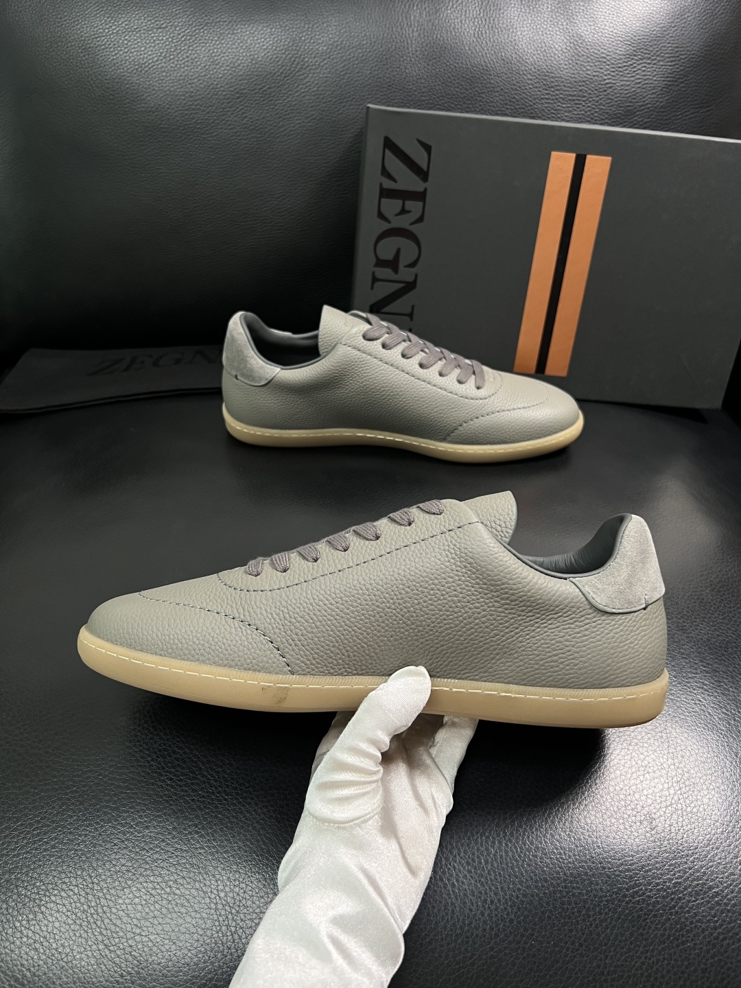 ⚠️只换码不退⚠️   Zegna  高品质  顶级工艺品  杰尼亚  专柜新款原厂配置，意大利进口牛皮
