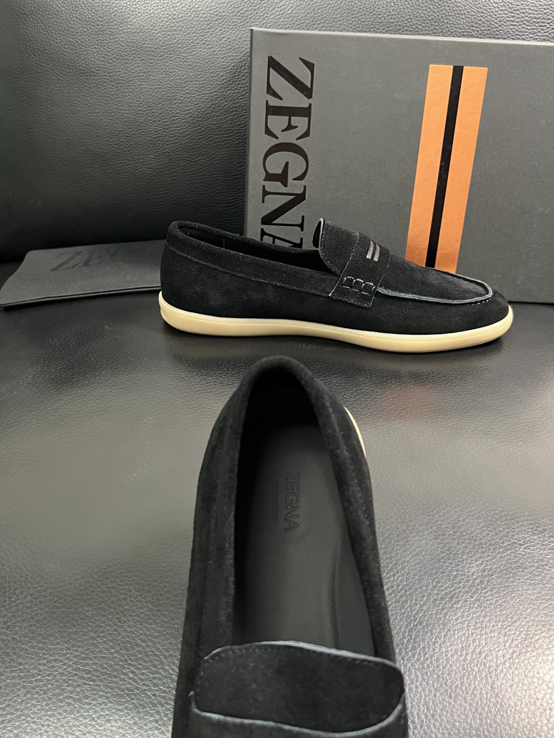 ⚠️只换码不退⚠️   Zegna  高品质  顶级工艺品  杰尼亚  专柜新款原厂配置，意大利进口牛皮