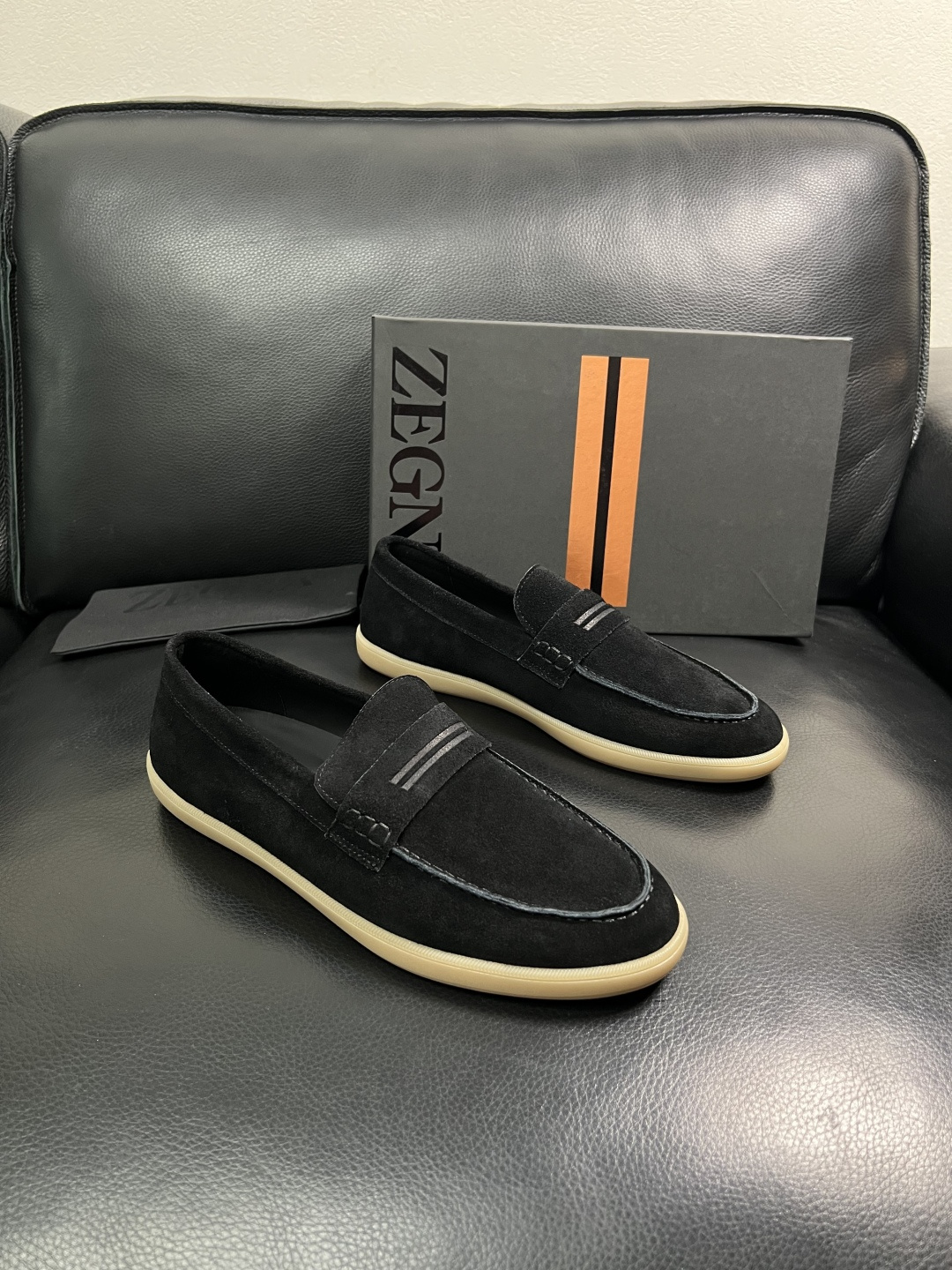 ⚠️只换码不退⚠️   Zegna  高品质  顶级工艺品  杰尼亚  专柜新款原厂配置，意大利进口牛皮