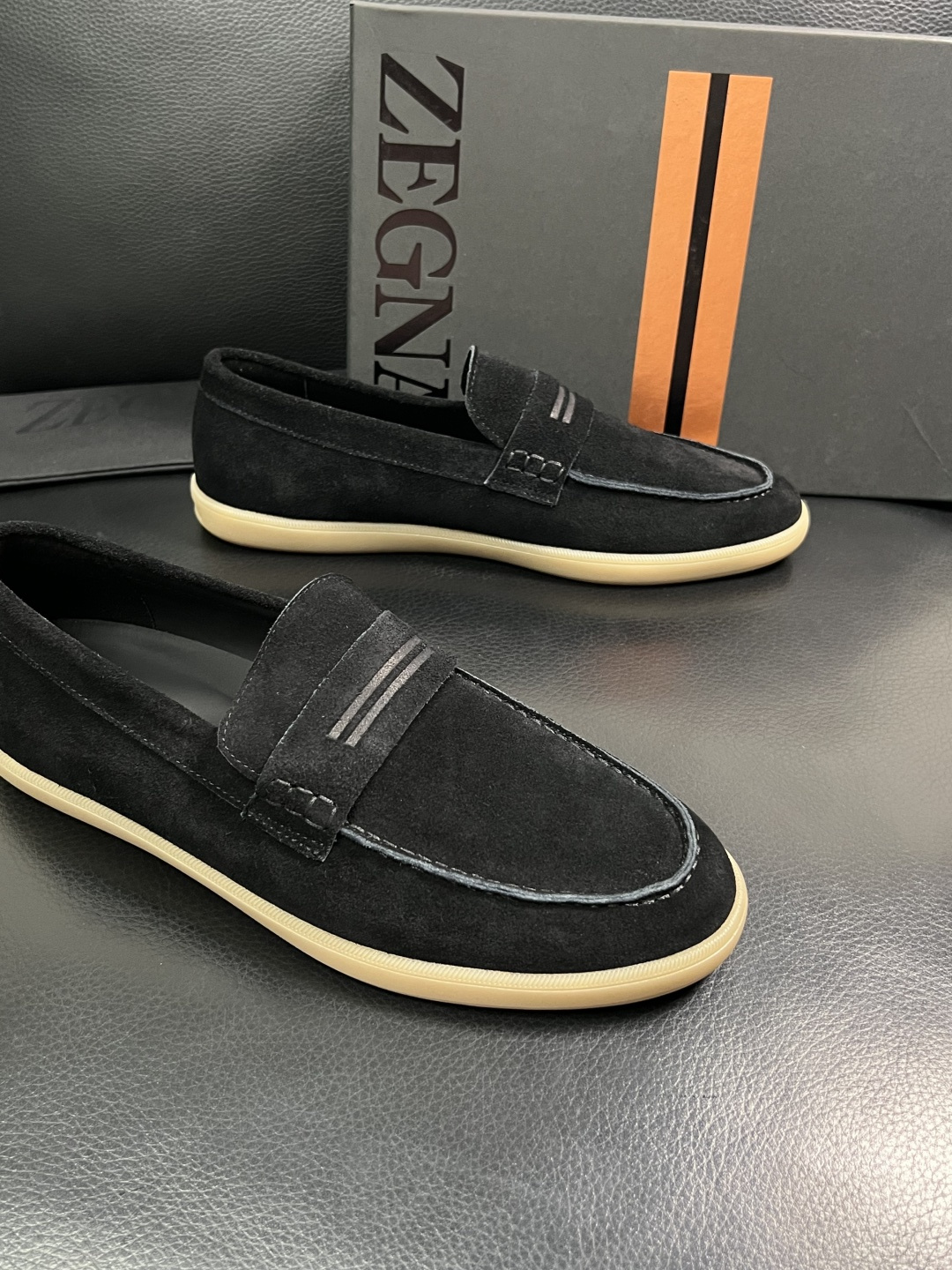 ⚠️只换码不退⚠️   Zegna  高品质  顶级工艺品  杰尼亚  专柜新款原厂配置，意大利进口牛皮