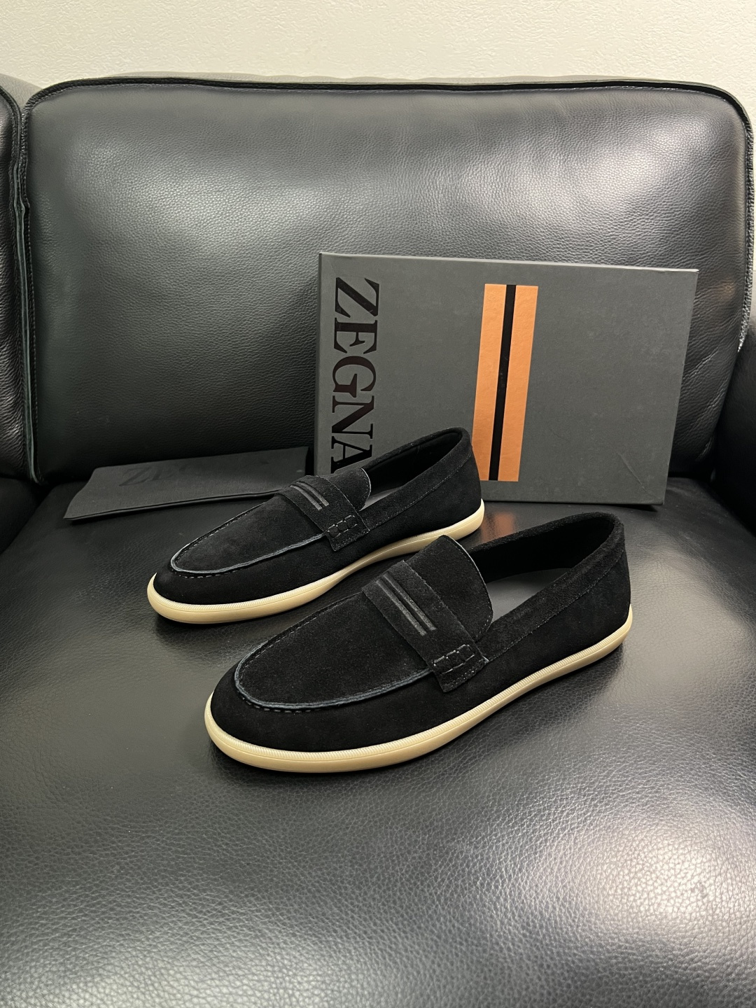 ⚠️只换码不退⚠️   Zegna  高品质  顶级工艺品  杰尼亚  专柜新款原厂配置，意大利进口牛皮