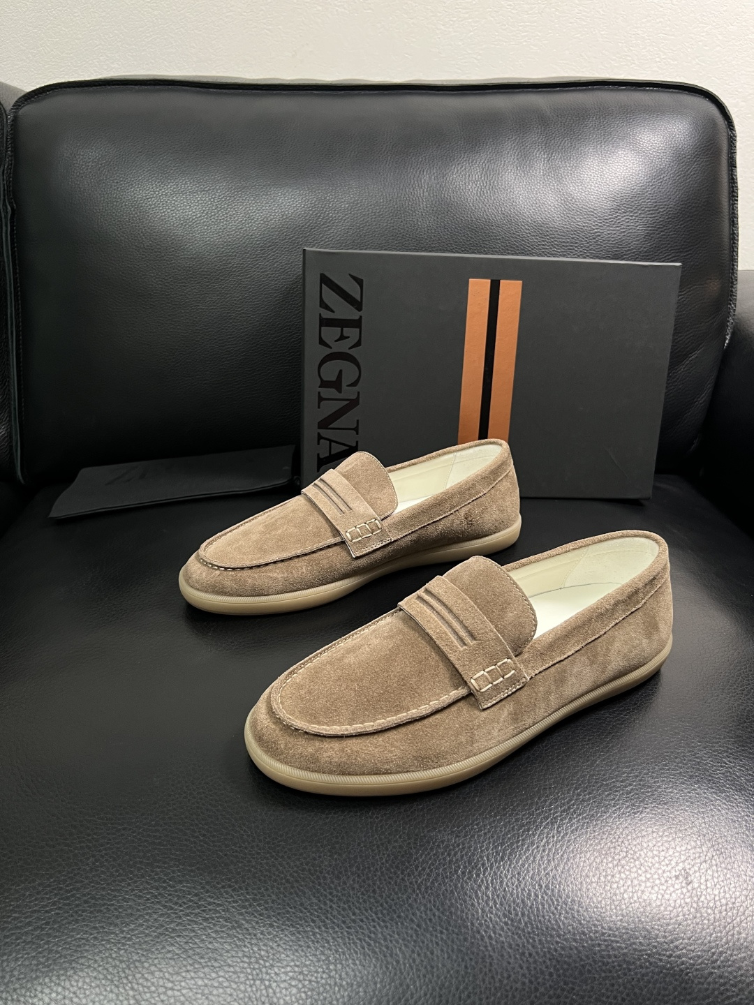 ⚠️只换码不退⚠️   Zegna  高品质  顶级工艺品  杰尼亚  专柜新款原厂配置，意大利进口牛皮