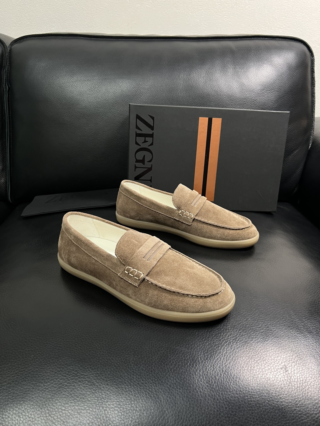 ⚠️只换码不退⚠️   Zegna  高品质  顶级工艺品  杰尼亚  专柜新款原厂配置，意大利进口牛皮