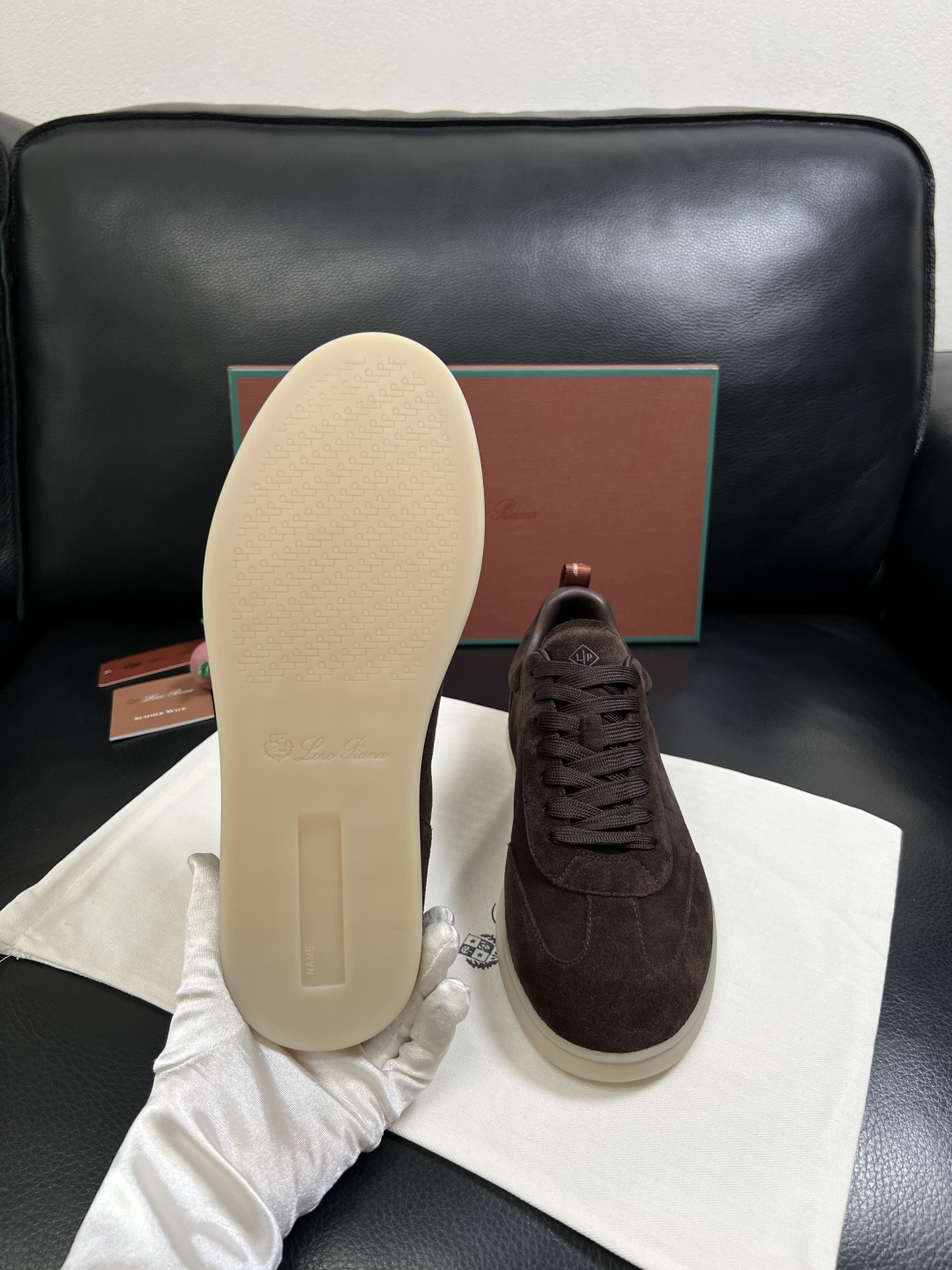 Loro Piana  高品质  顶级工艺品  诺悠翩雅  新品专柜同步原厂配置，鞋面意大利进口牛皮面料