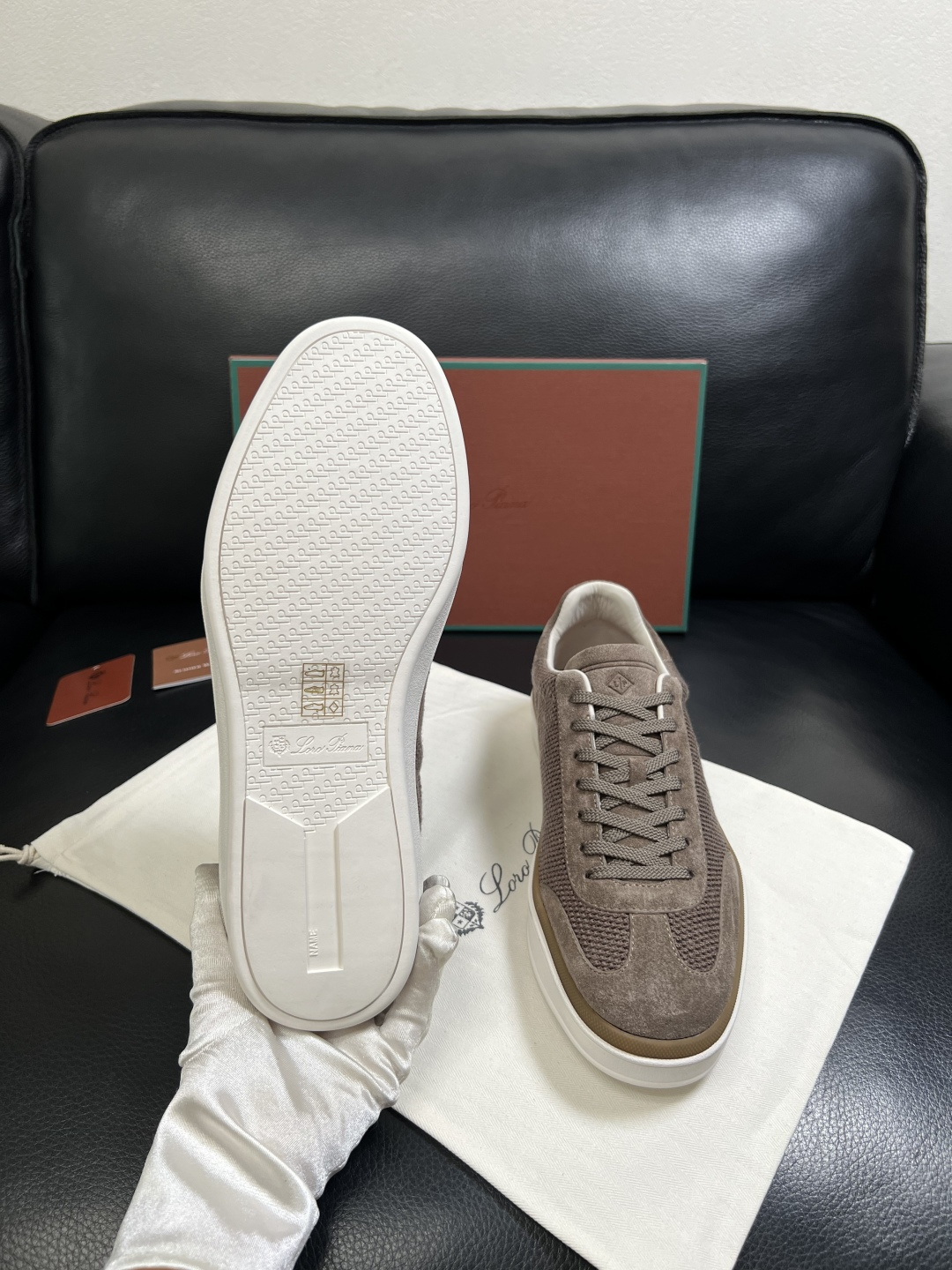 Loro Piana  高品质  顶级工艺品  诺悠翩雅  新品专柜同步原厂配置，鞋面意大利进口牛皮面料